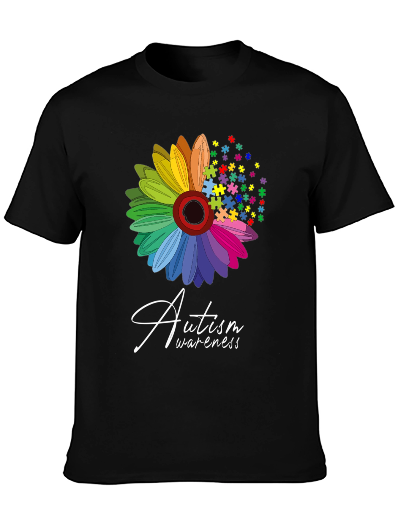 Autism Awareness Flower T-Shirt