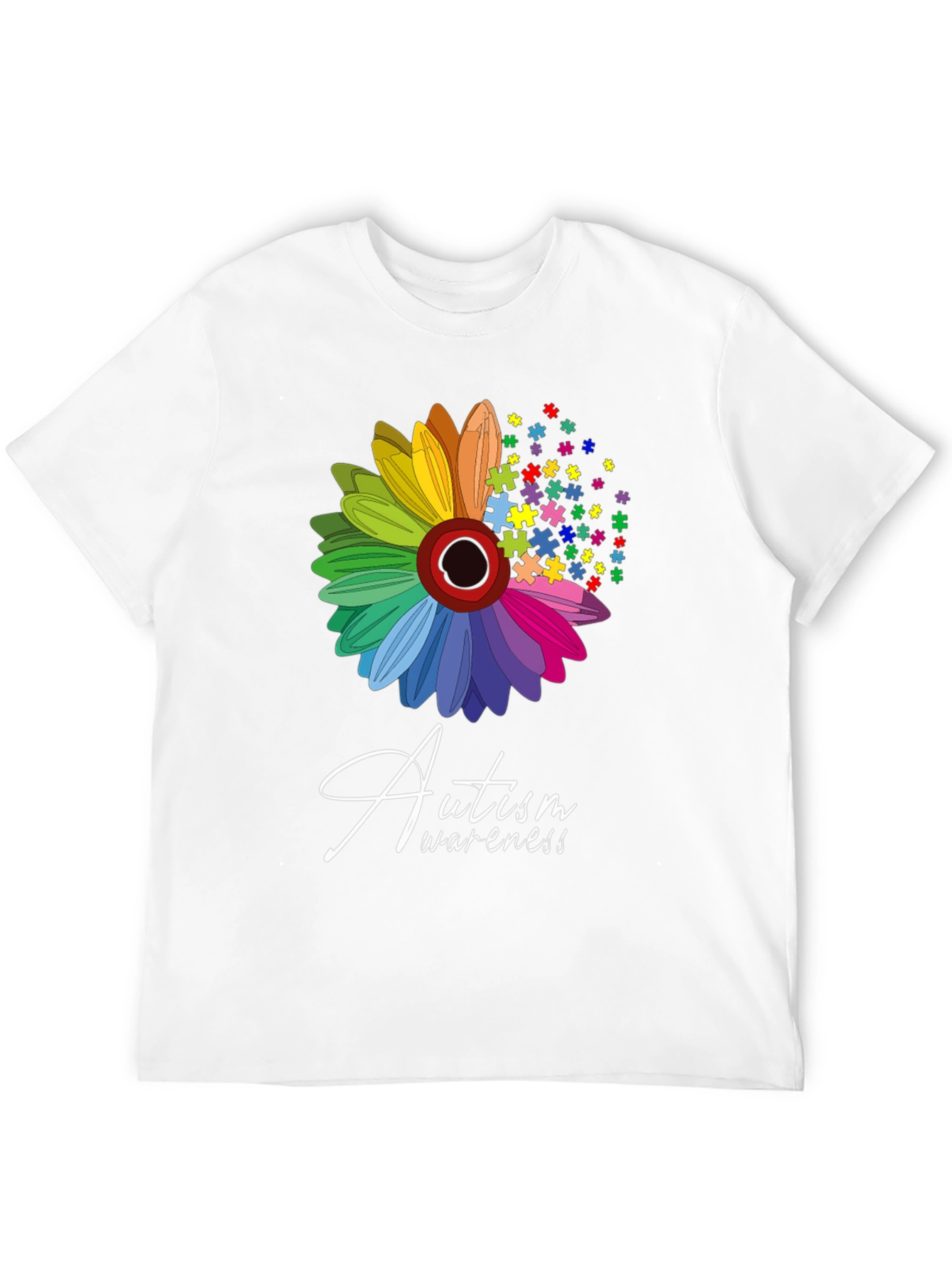 Autism Awareness Flower T-Shirt