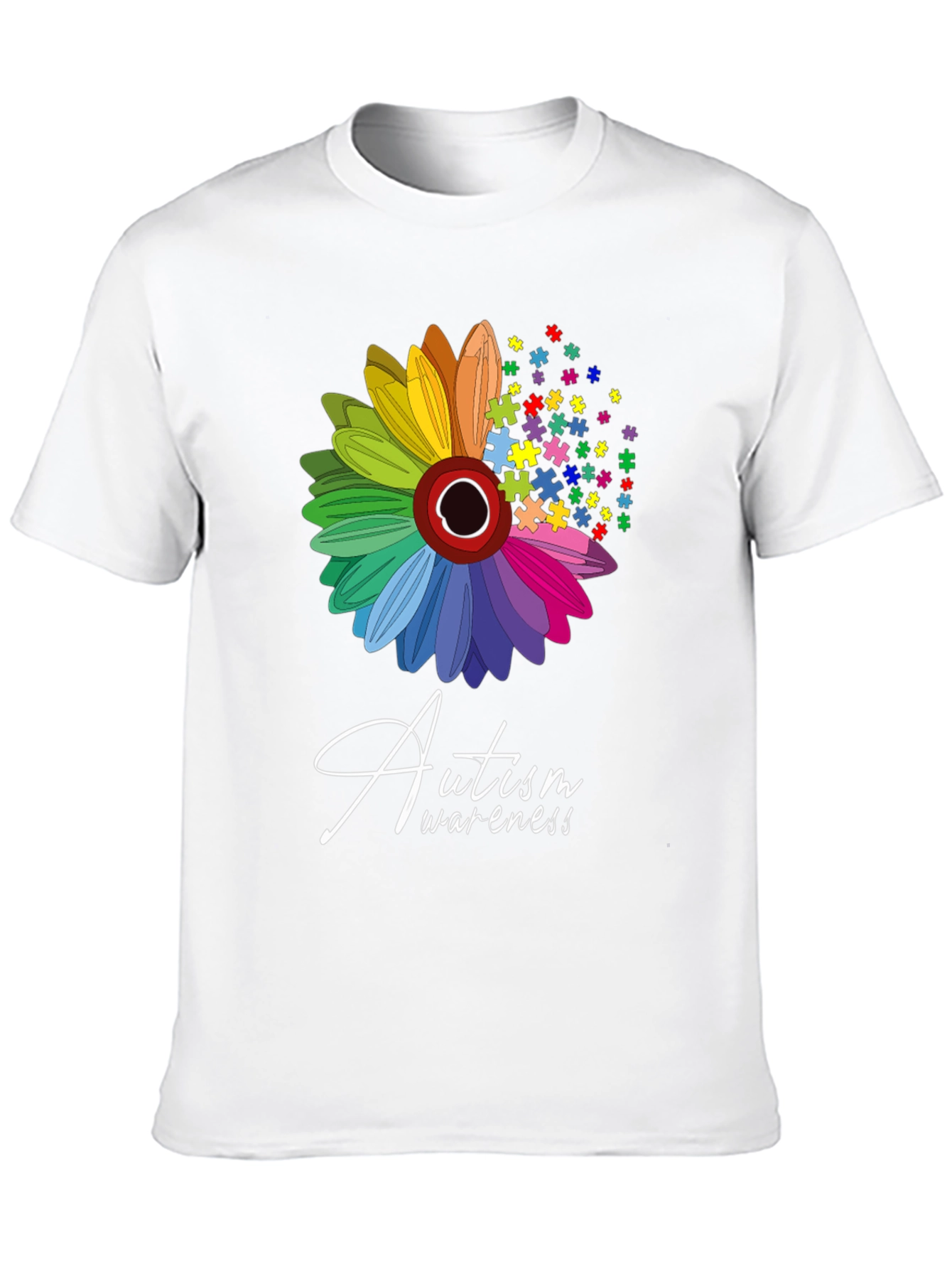 Autism Awareness Flower T-Shirt