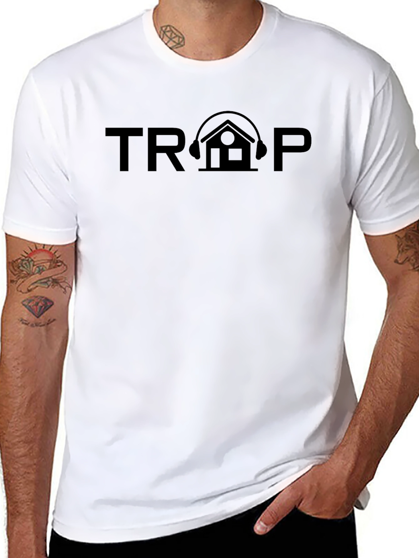 TRAP Music T-Shirt - Stylish Black Tee