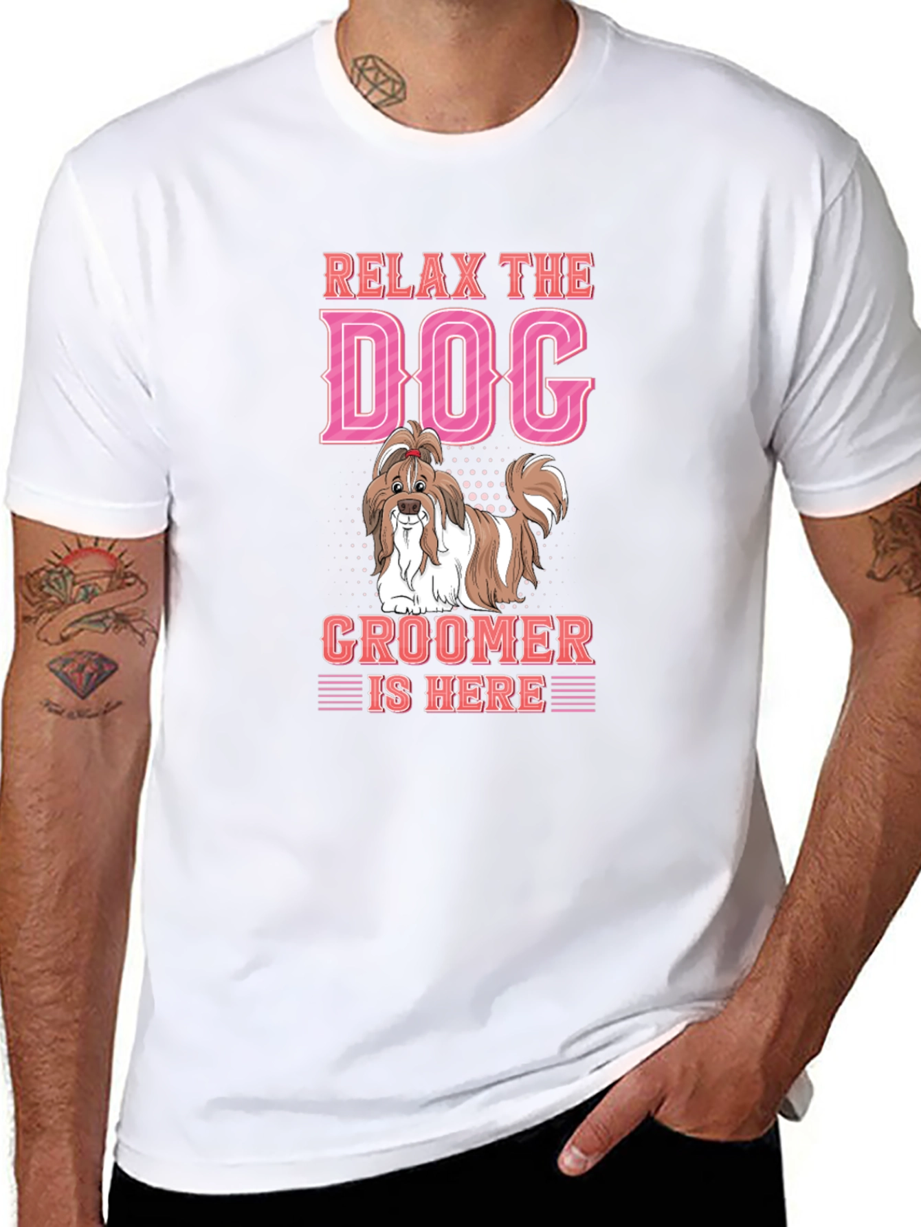 Relax Dog Groomer is Here T-Shirt