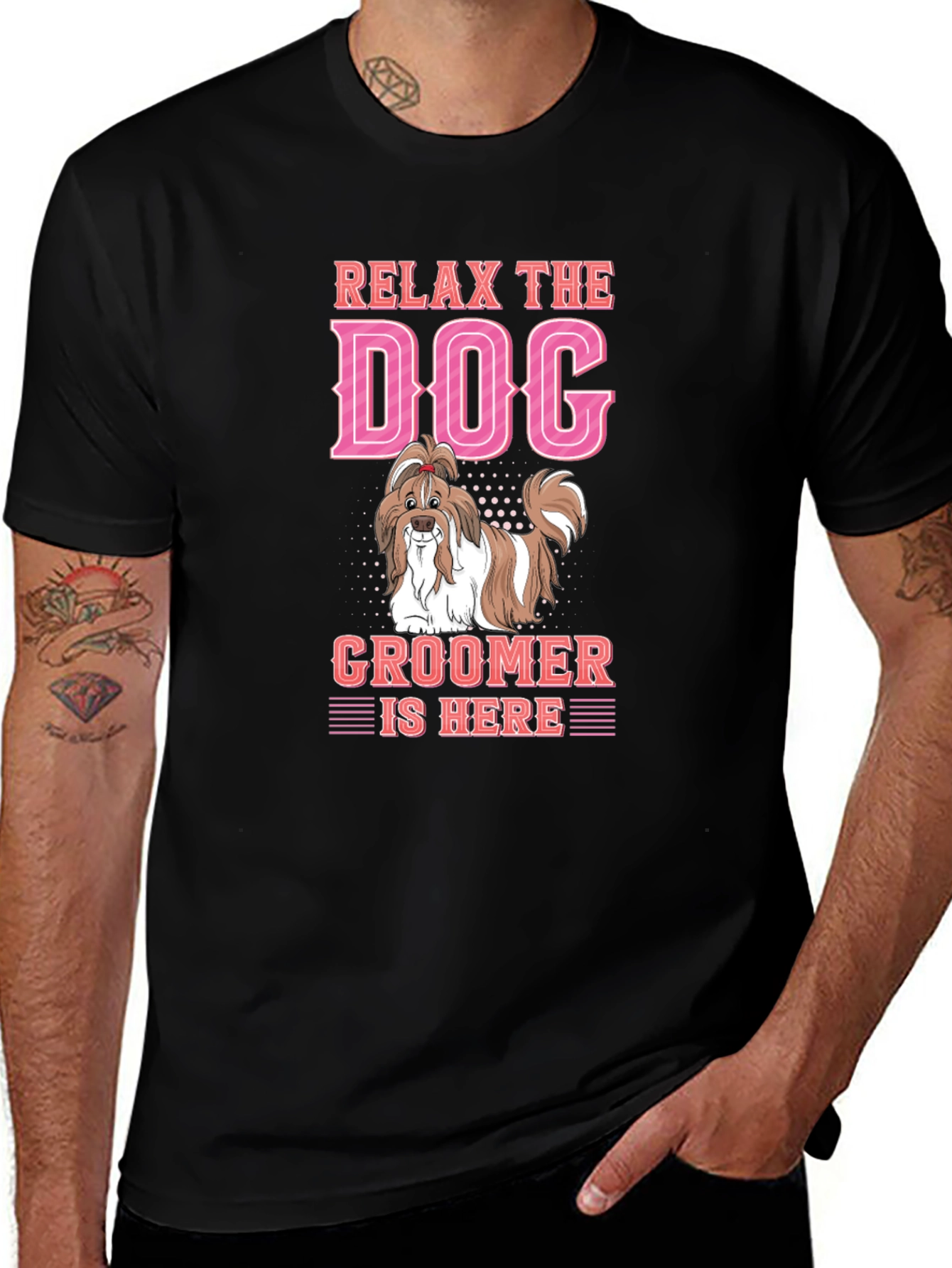 Relax Dog Groomer is Here T-Shirt