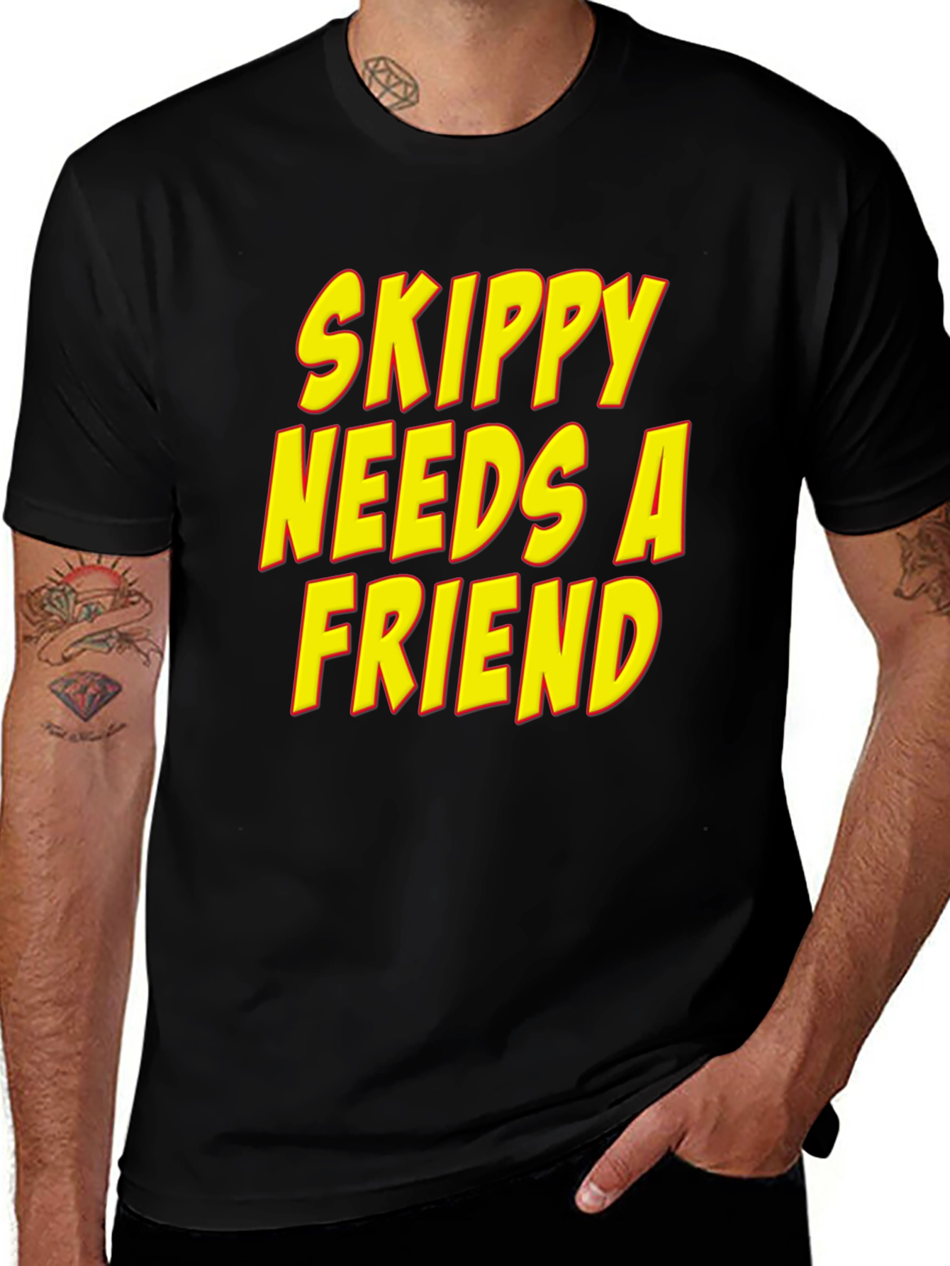 Skippy Needs A Friend Graphic T-Shirt