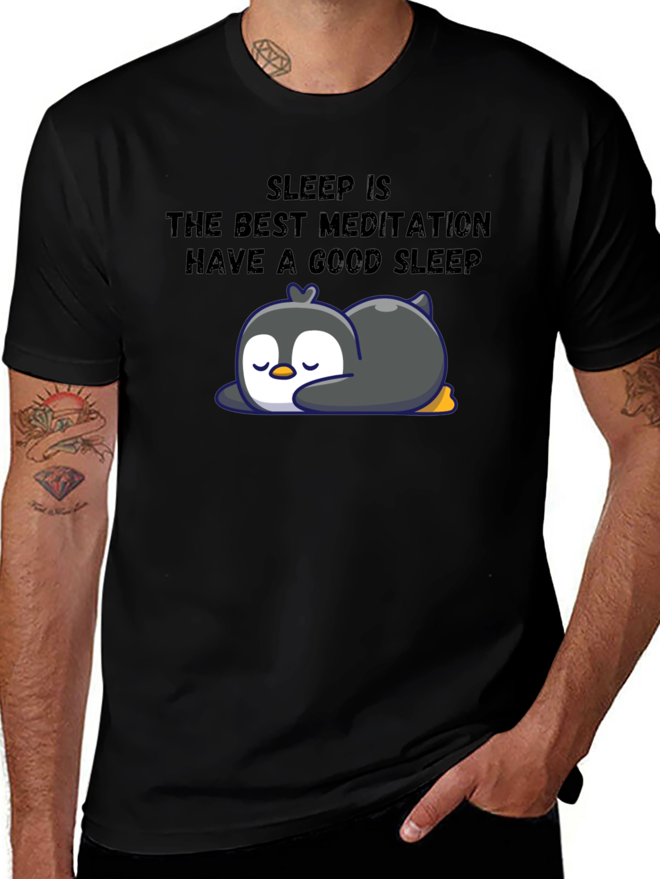 Sleep Meditation Penguin T-Shirt