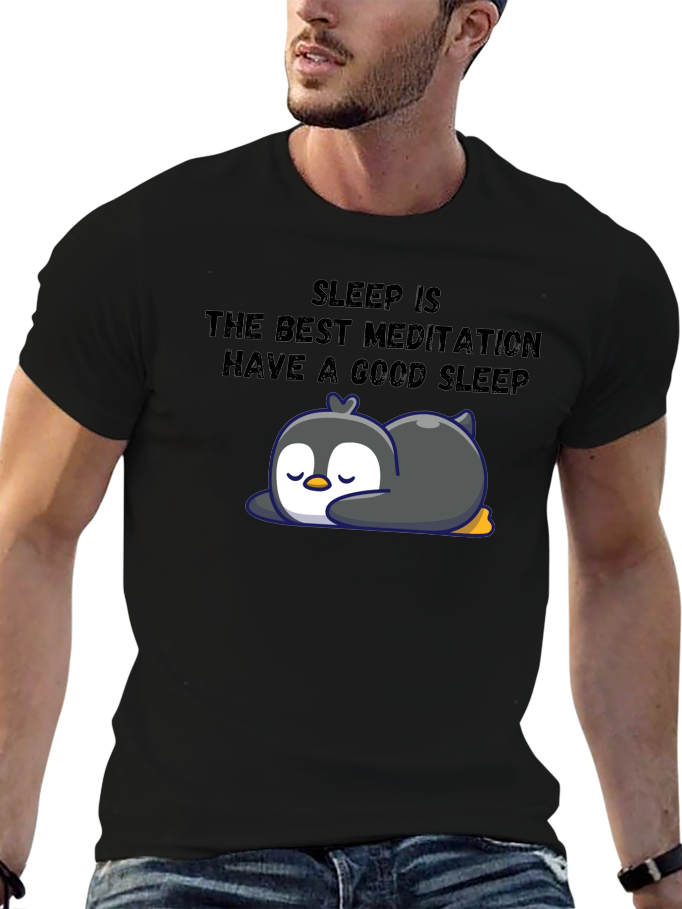 Sleep Meditation Penguin T-Shirt