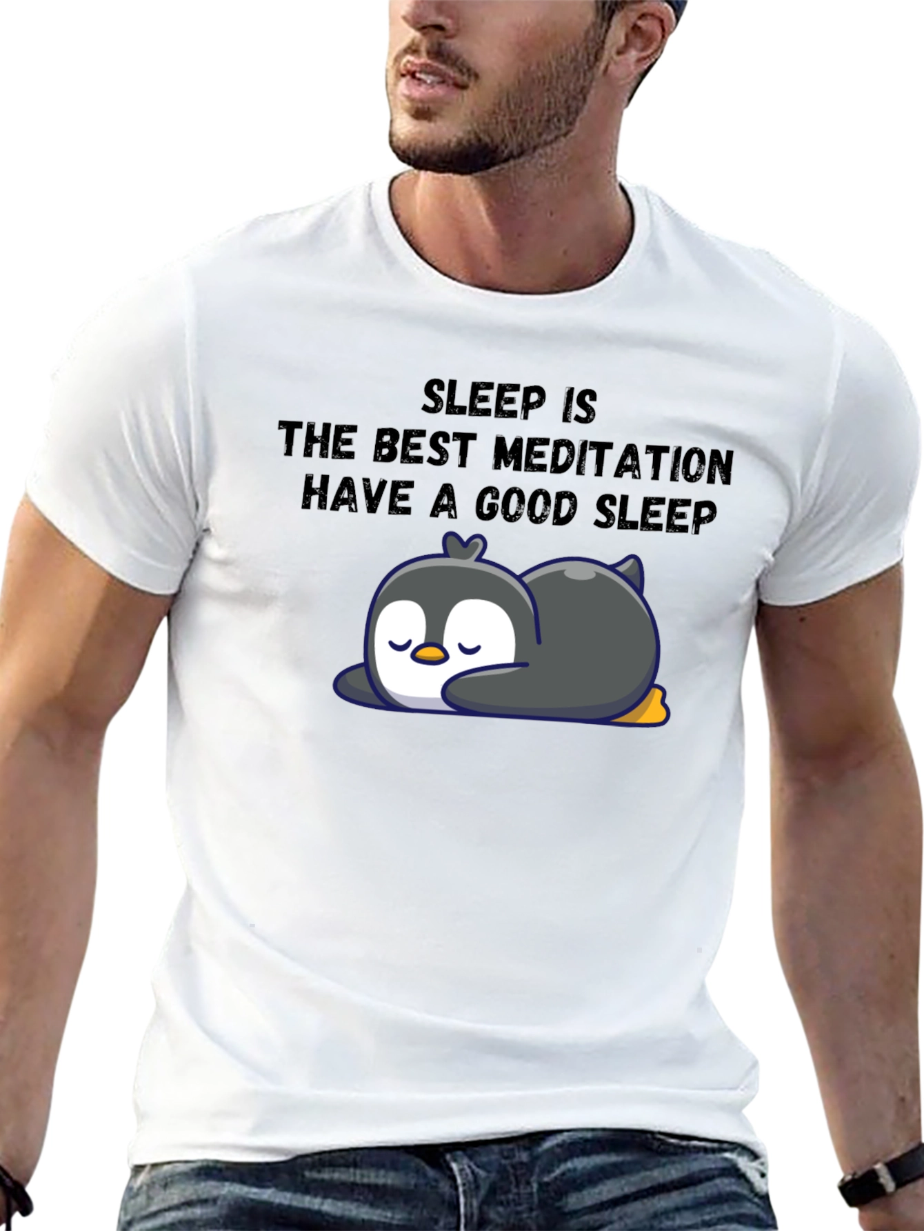 Sleep Meditation Penguin T-Shirt