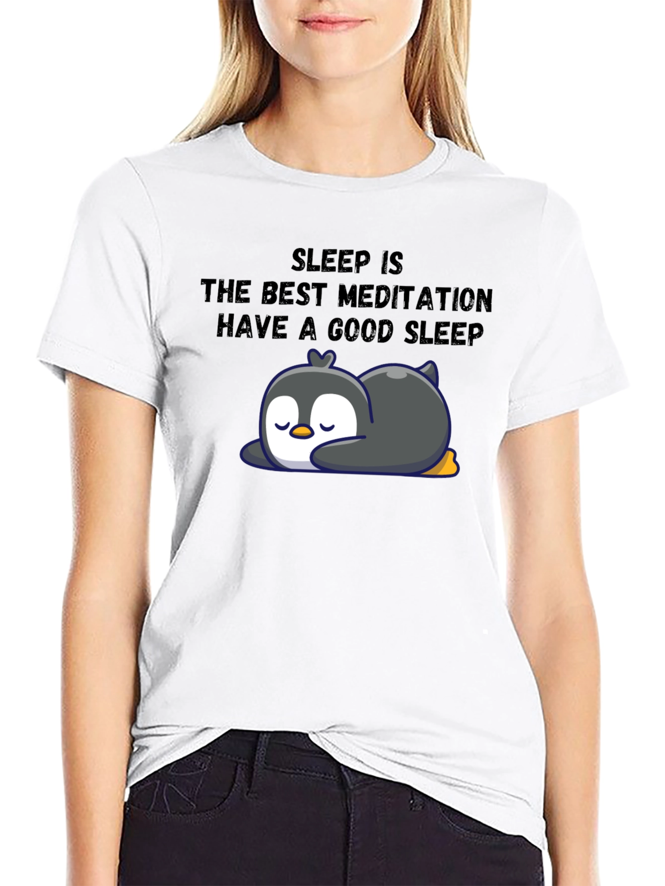 Sleep Meditation Penguin T-Shirt