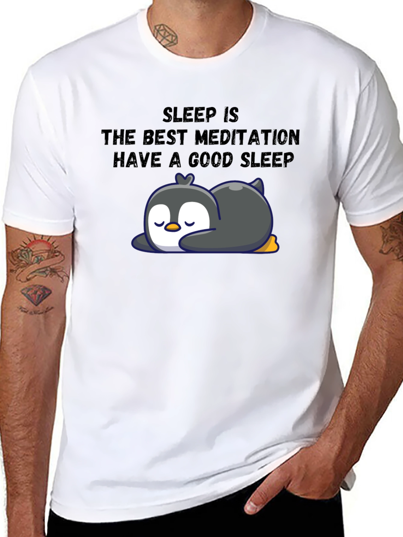 Sleep Meditation Penguin T-Shirt