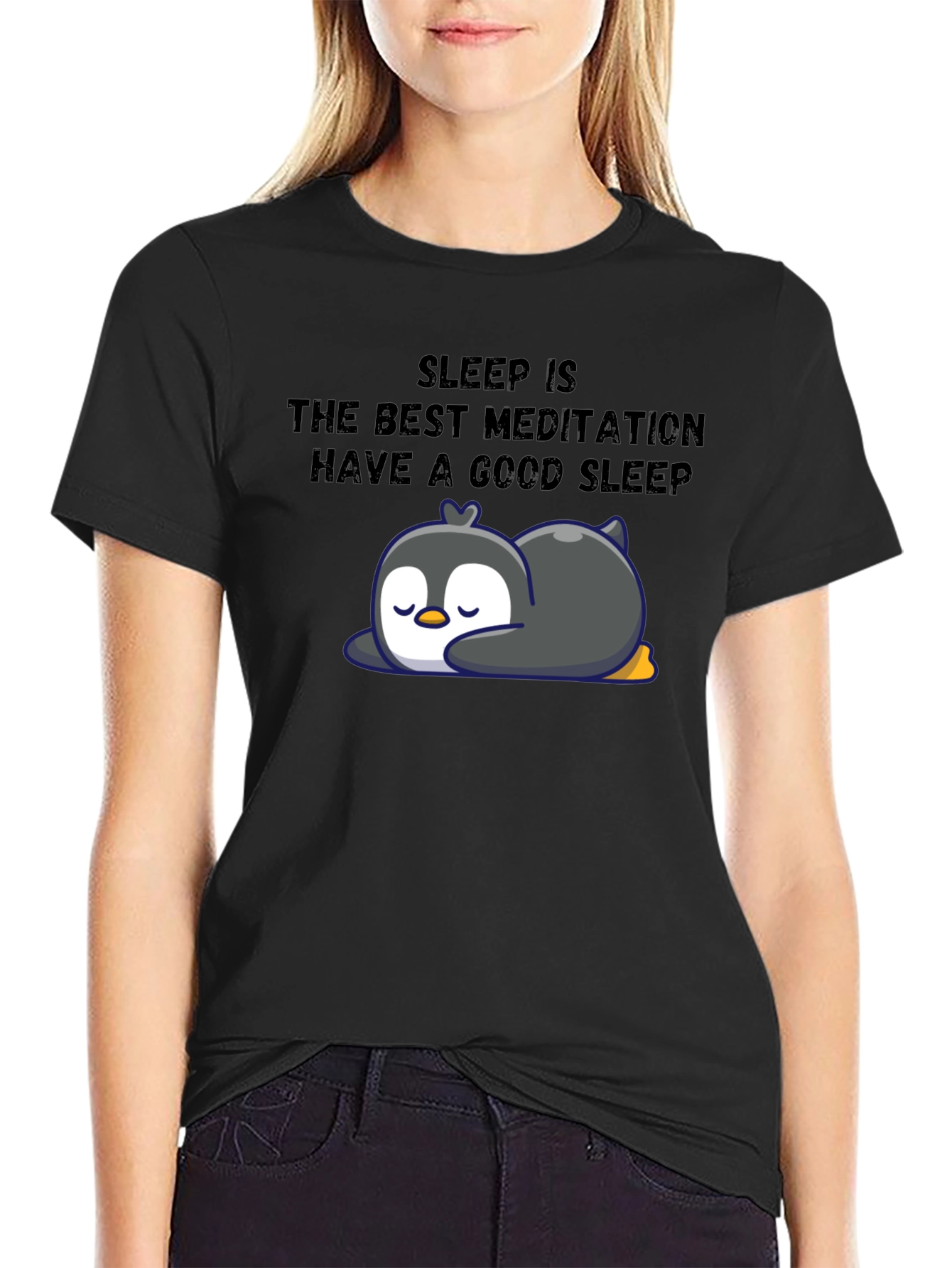 Sleep Meditation Penguin T-Shirt