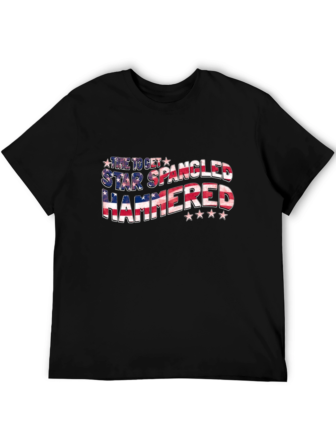 Star Spangled Hammered Patriotic T-Shirt