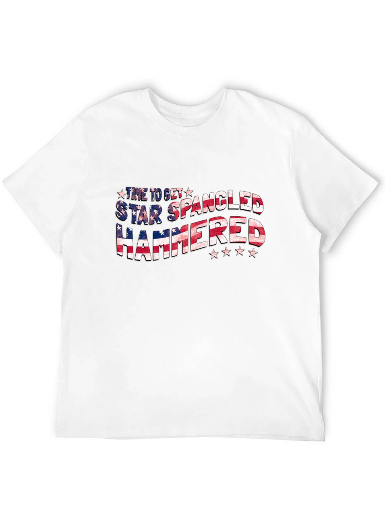 Star Spangled Hammered Patriotic T-Shirt