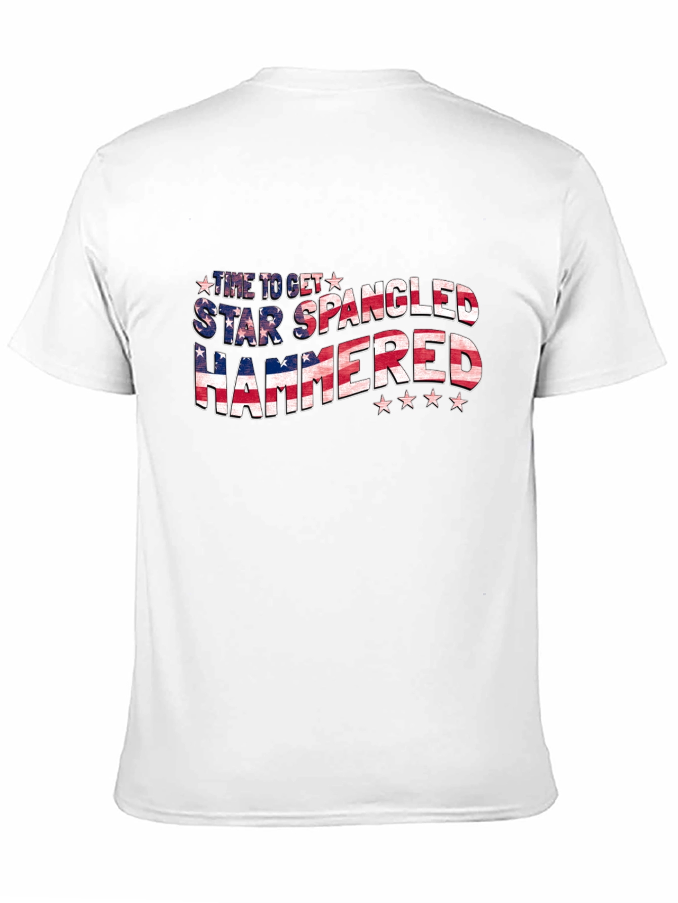 Star Spangled Hammered Patriotic T-Shirt
