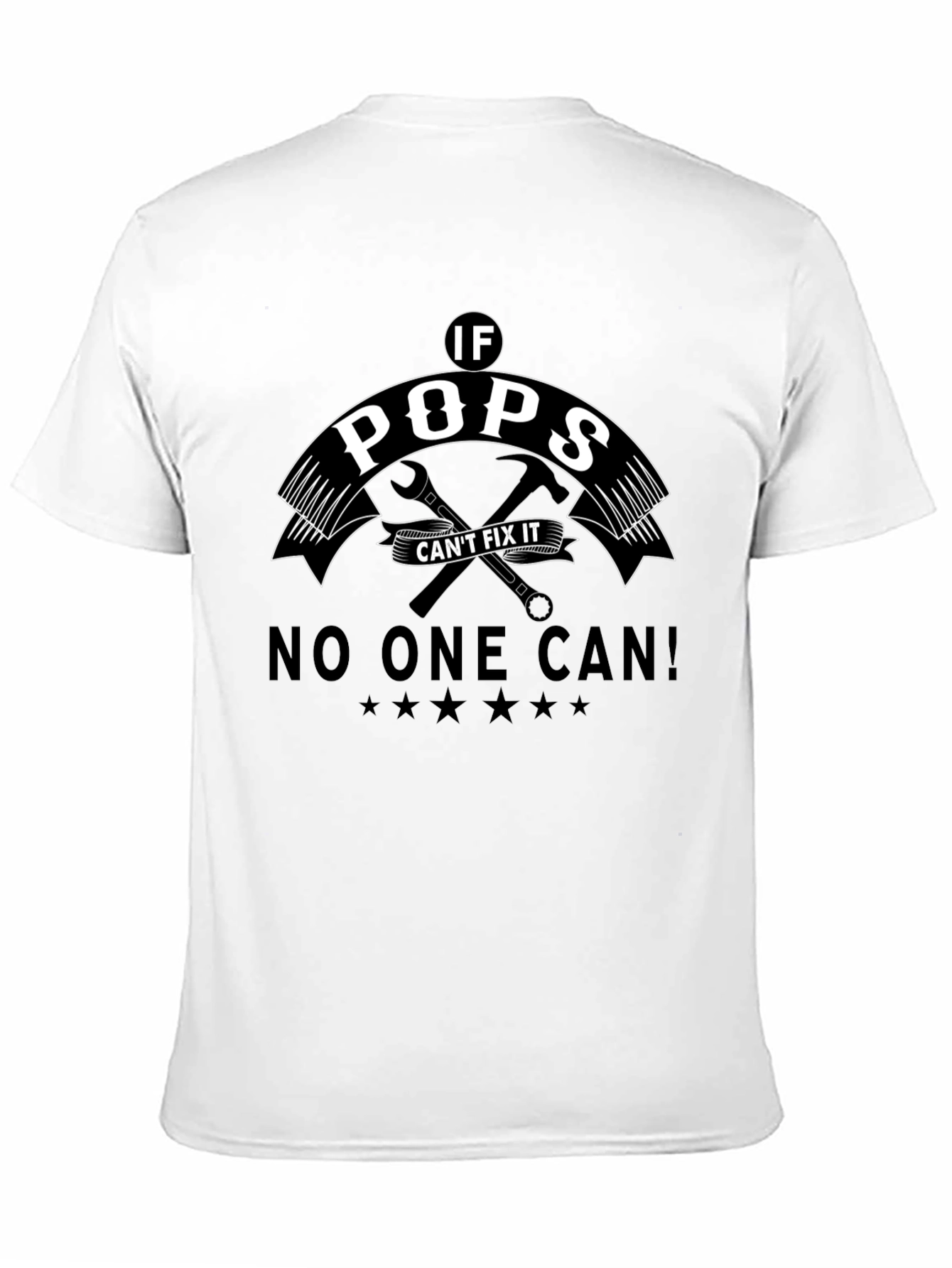 Pops Can Fix It Black T-Shirt