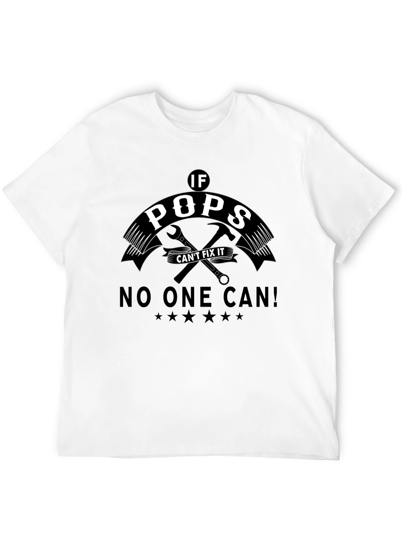 Pops Can Fix It Black T-Shirt