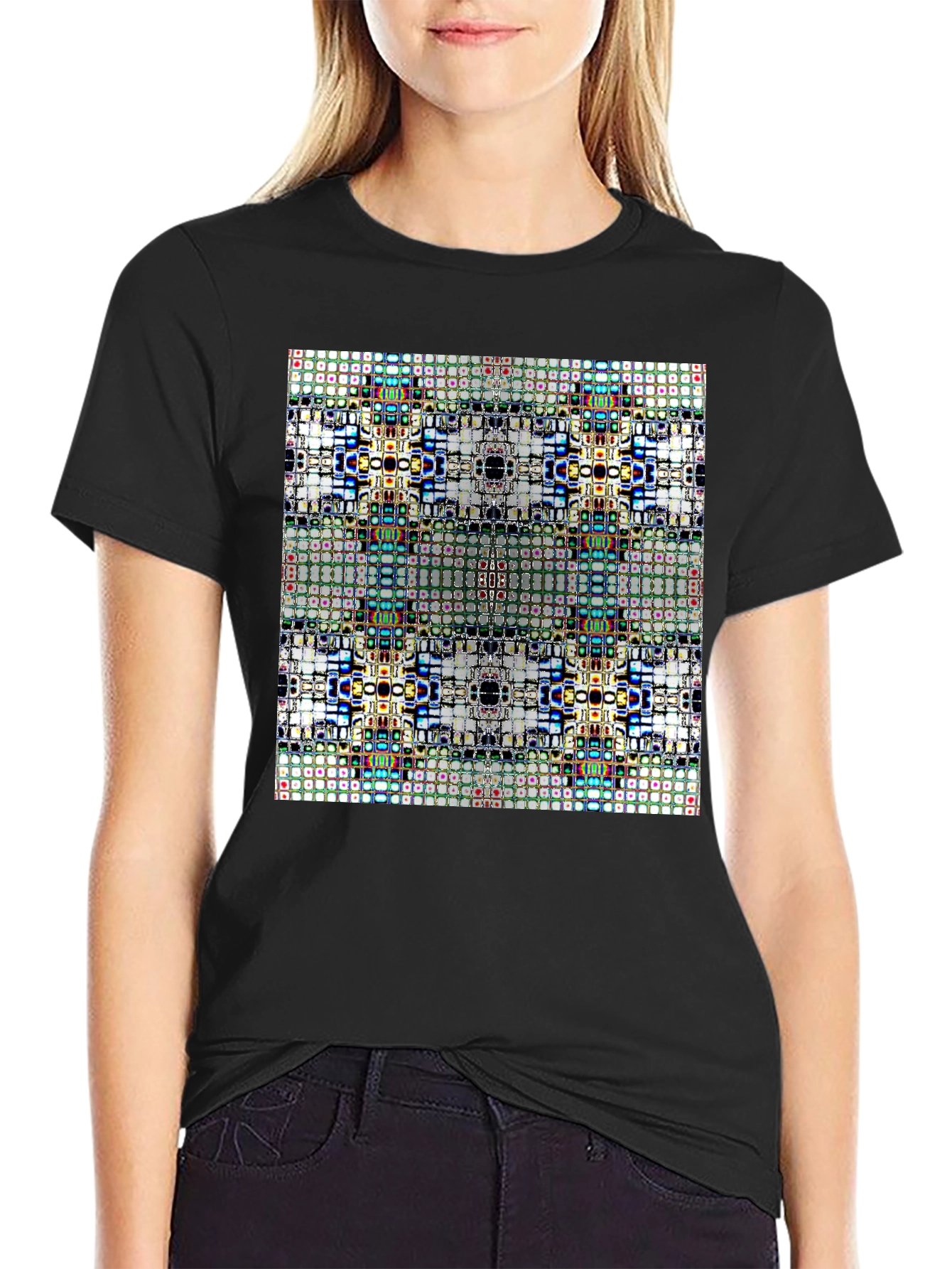 Abstract Geometric Pattern T-Shirt