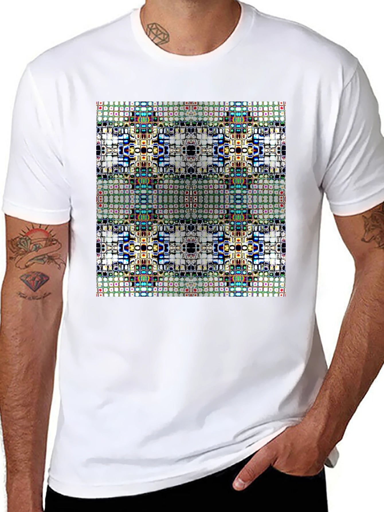 Abstract Geometric Pattern T-Shirt