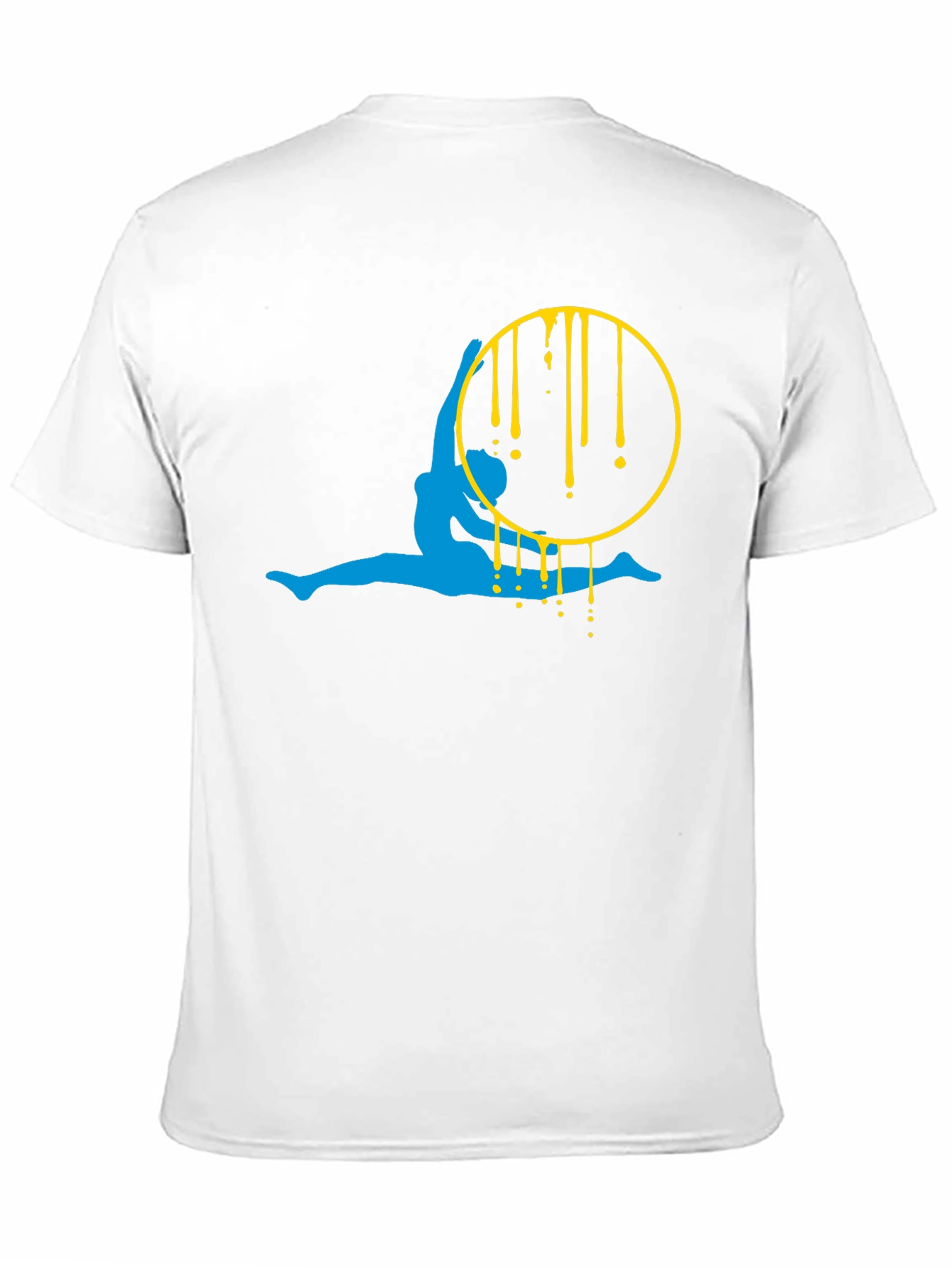 Aerialist Black T-Shirt - Artistic Gymnast Design