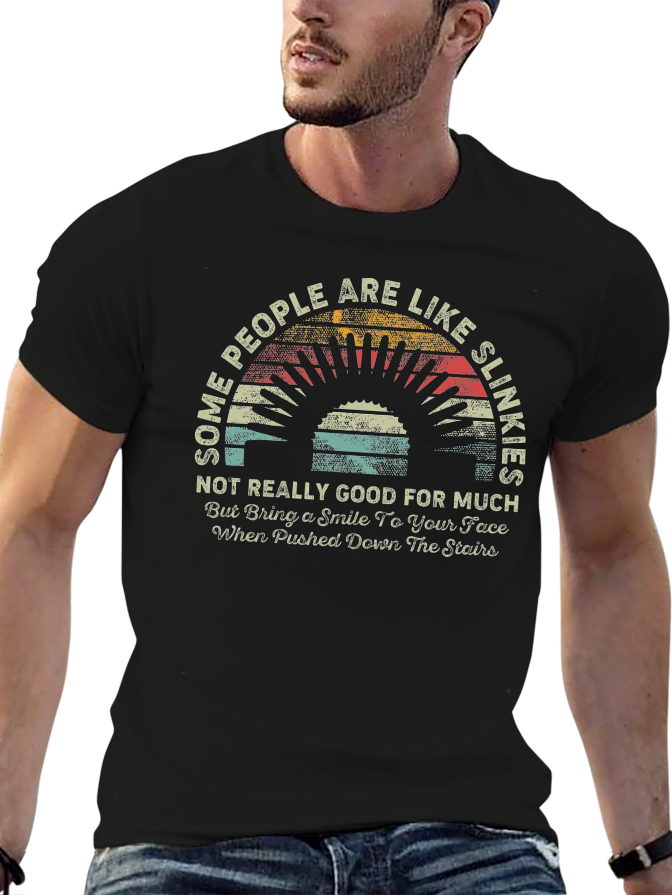 Slinkies Graphic T-Shirt - Funny Novelty Tee