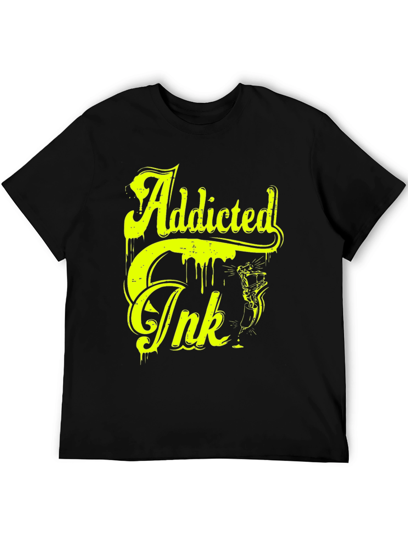 Addicted Ink Graphic T-Shirt - Bold Statement Tee