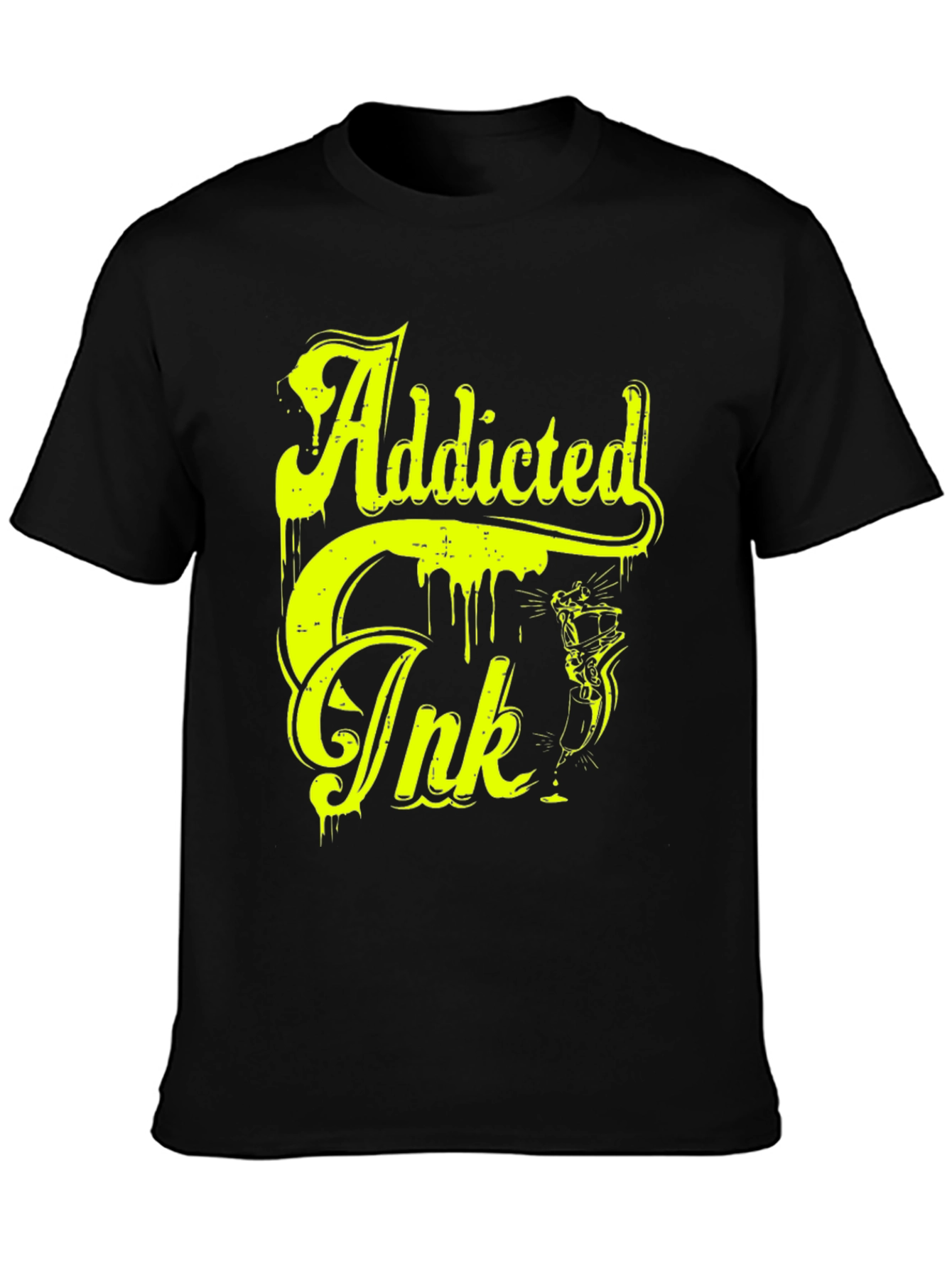 Addicted Ink Graphic T-Shirt - Bold Statement Tee