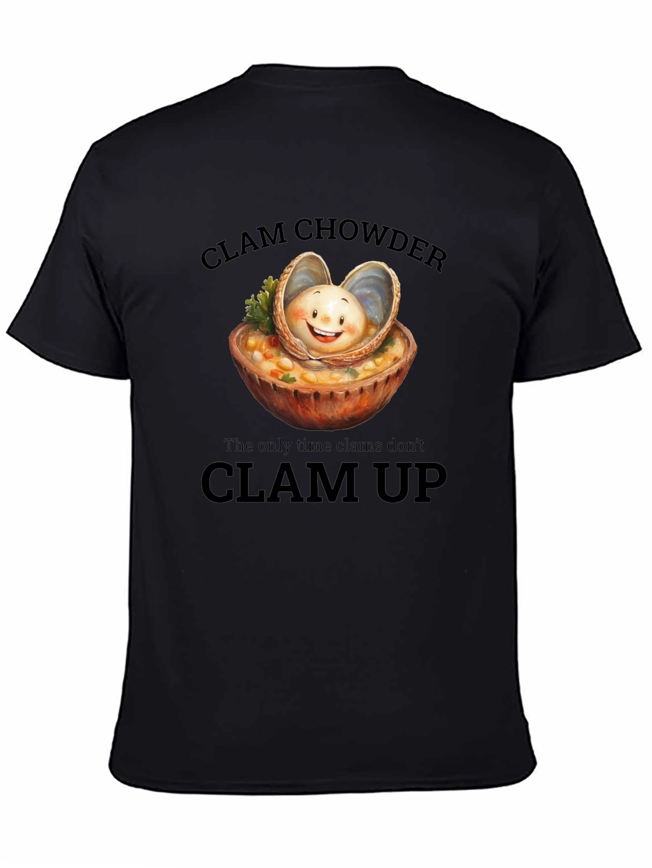 Clam Chowder T-Shirt: Funny Foodie Tee