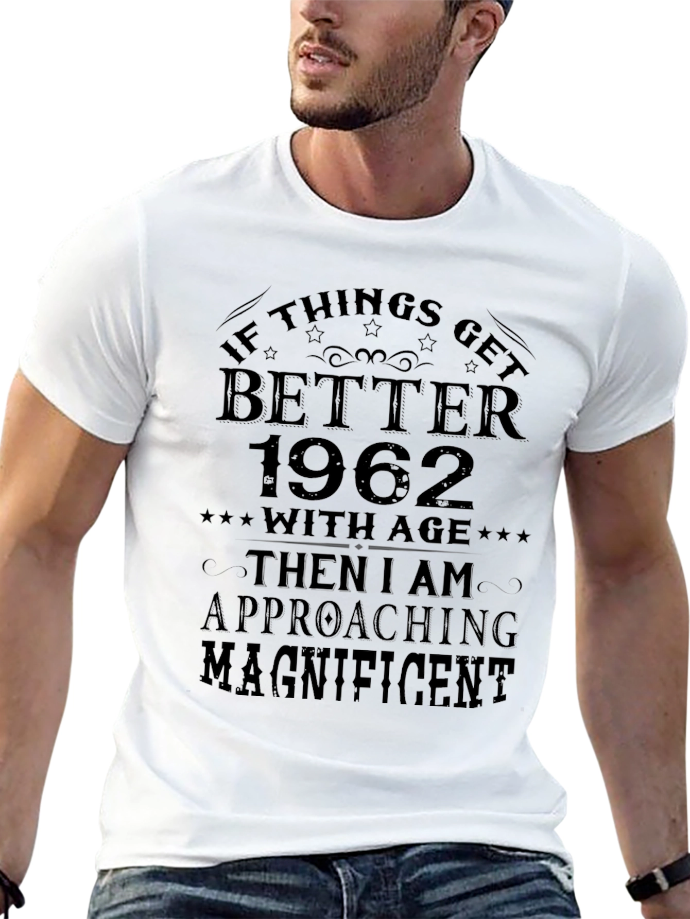 Better With Age 1962 Black T-Shirt
