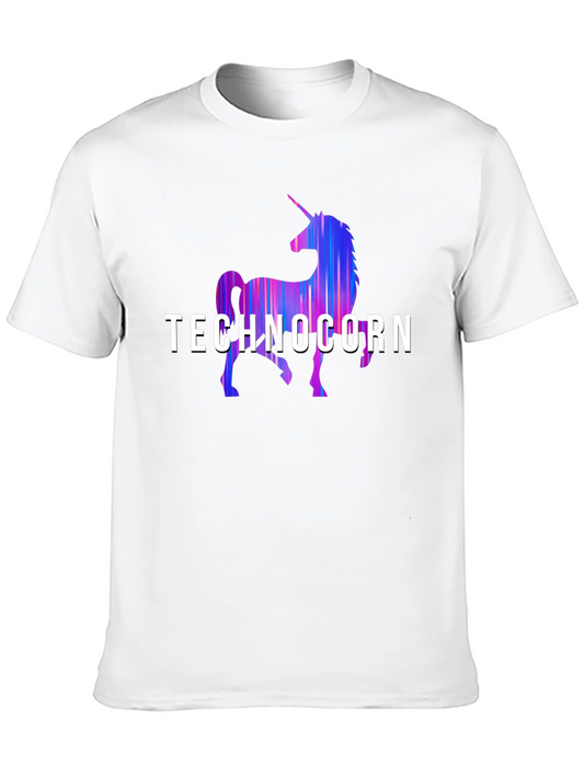 Technocorn Graphic T-Shirt - Black Unicorn Tee