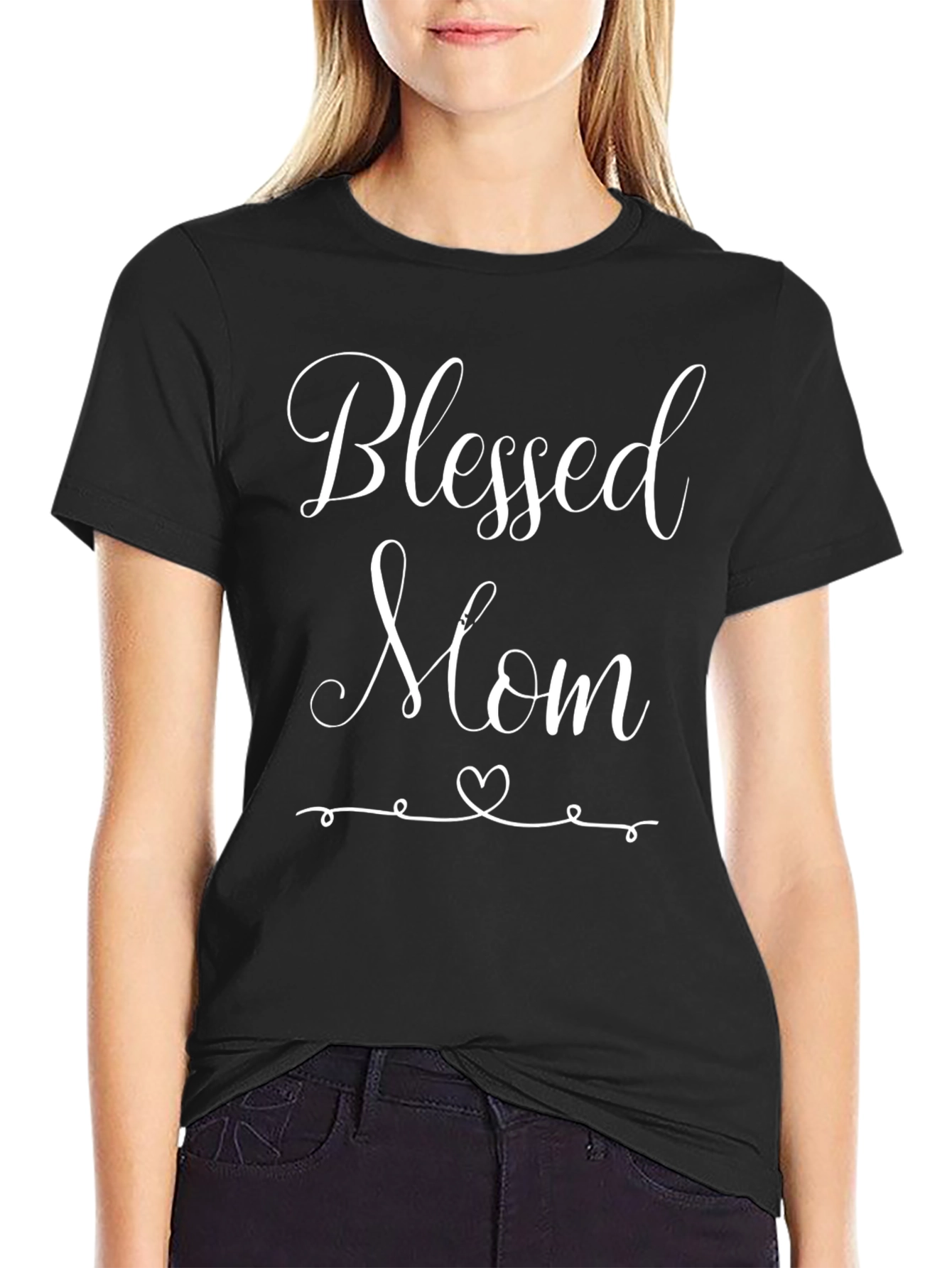 Blessed Mom Graphic T-Shirt