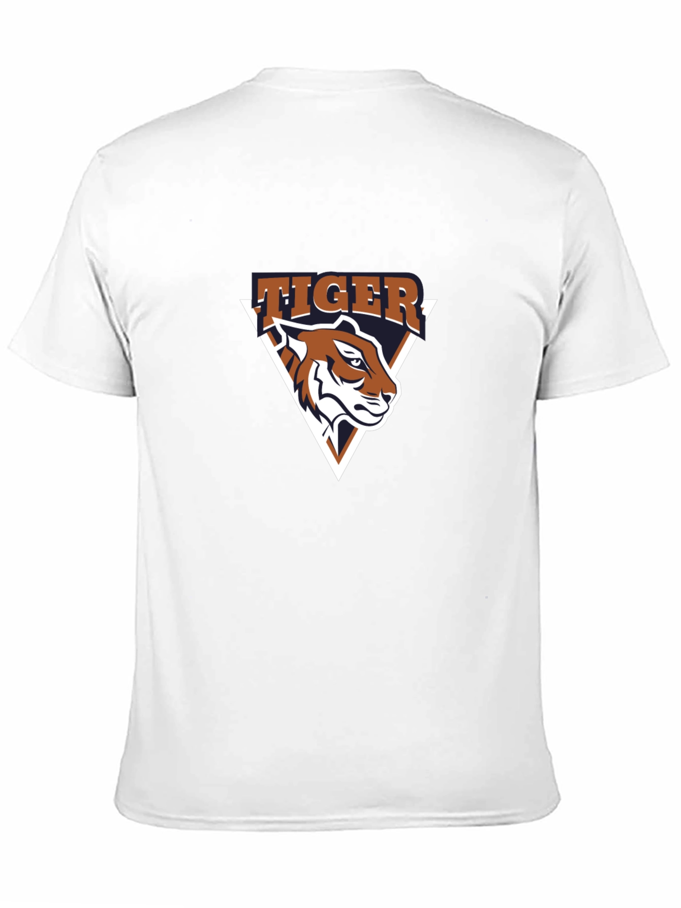 Tiger Graphic Tee - Black Cotton T-Shirt