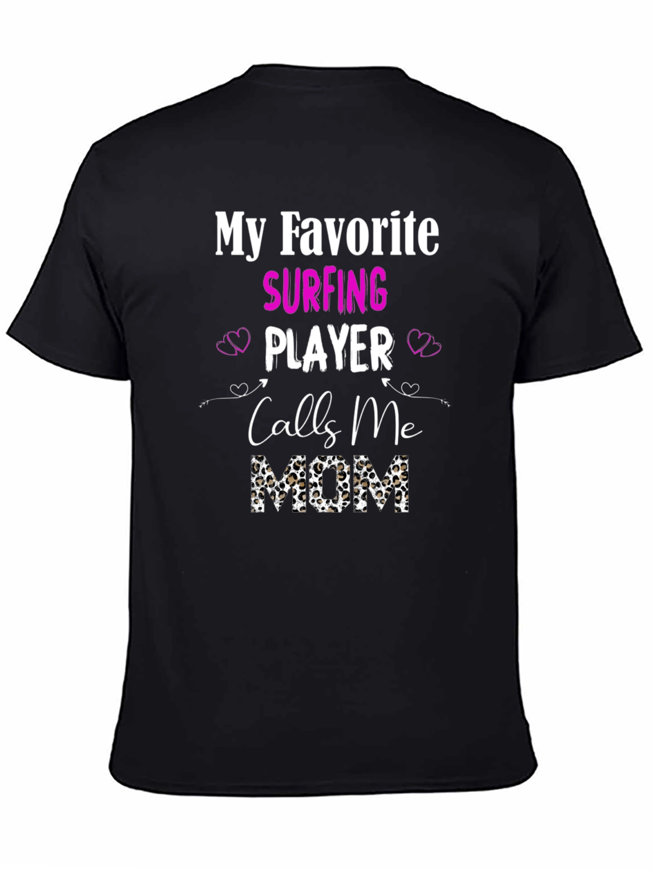 Surfing Mom Graphic T-Shirt