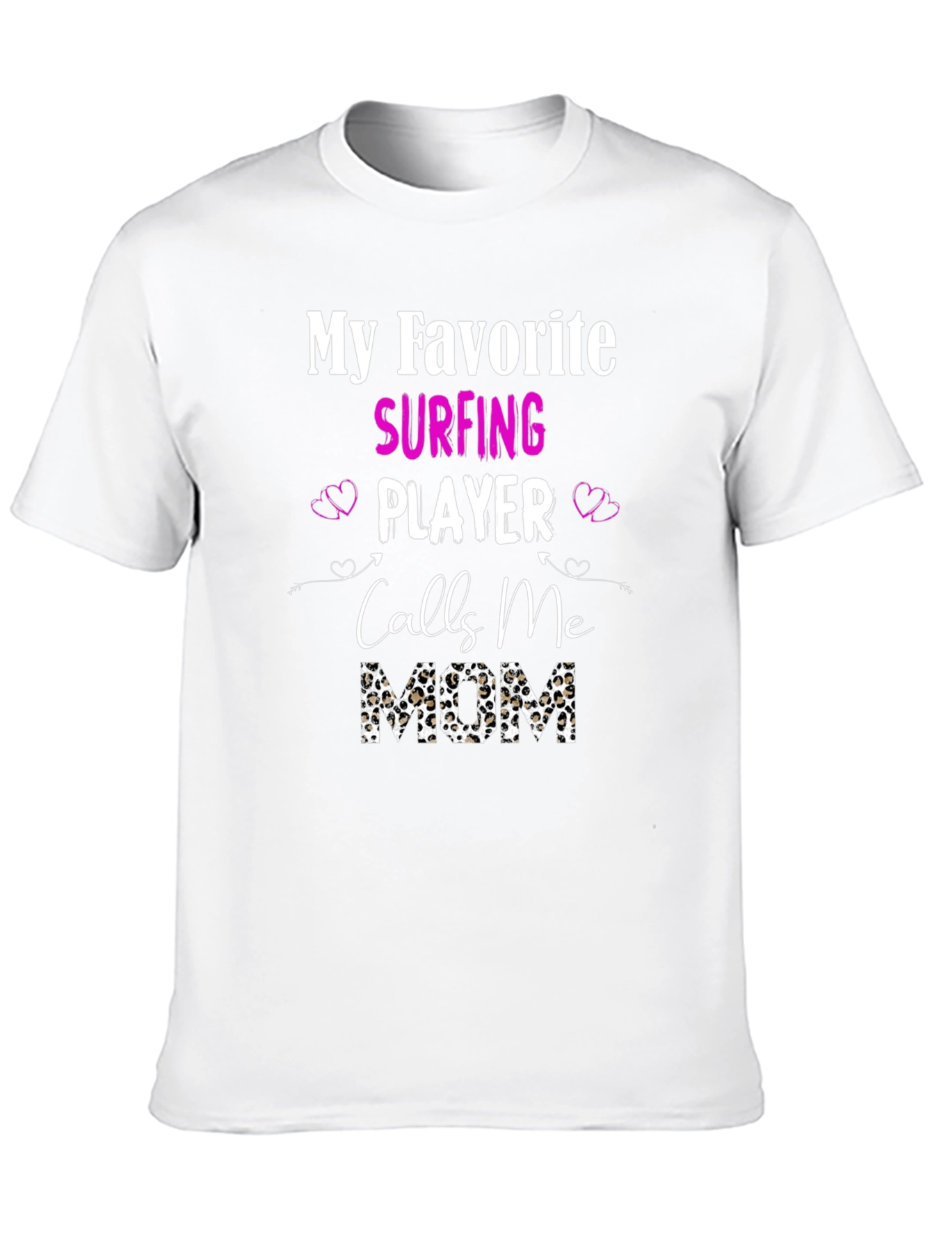 Surfing Mom Graphic T-Shirt