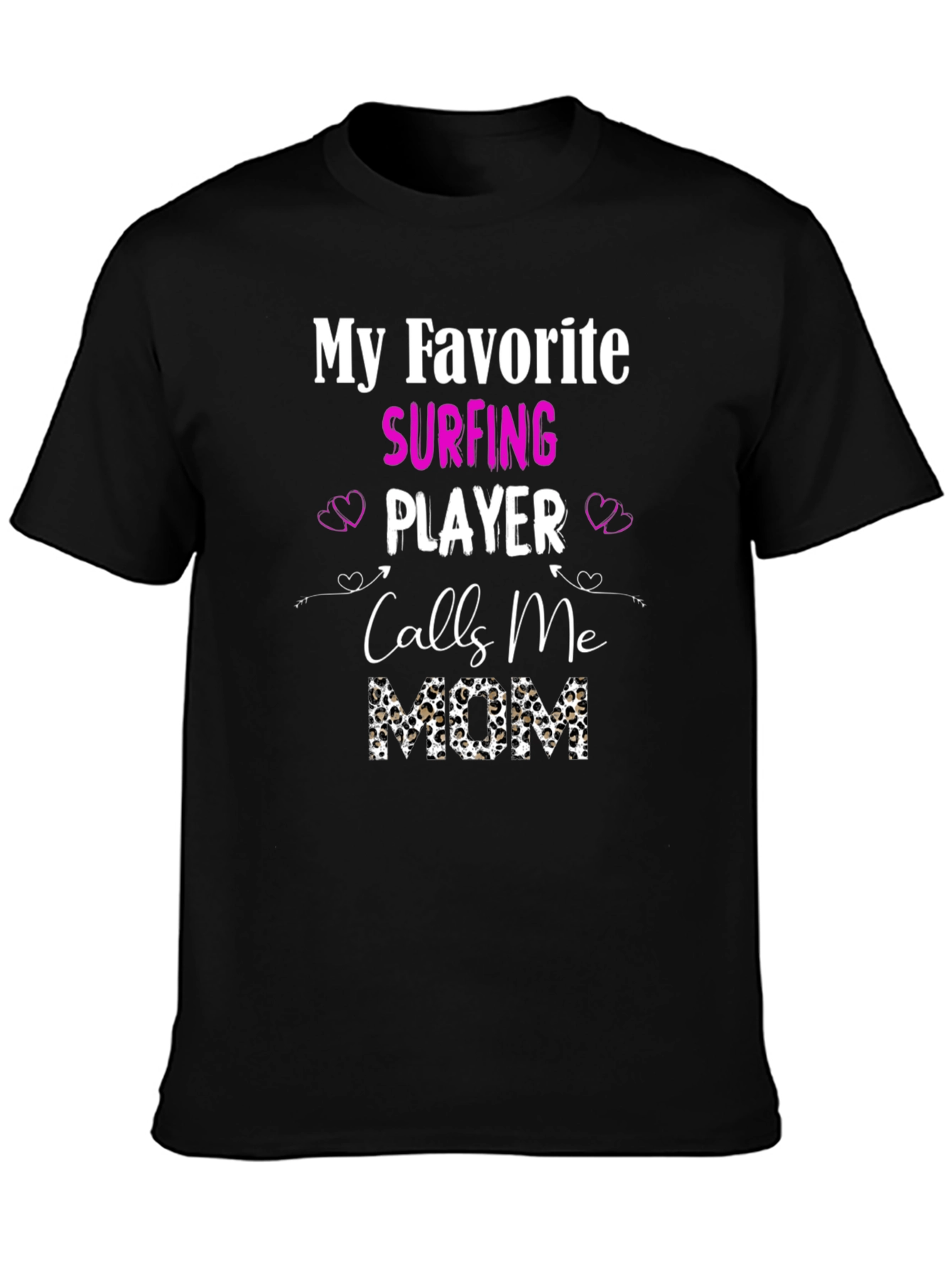 Surfing Mom Graphic T-Shirt