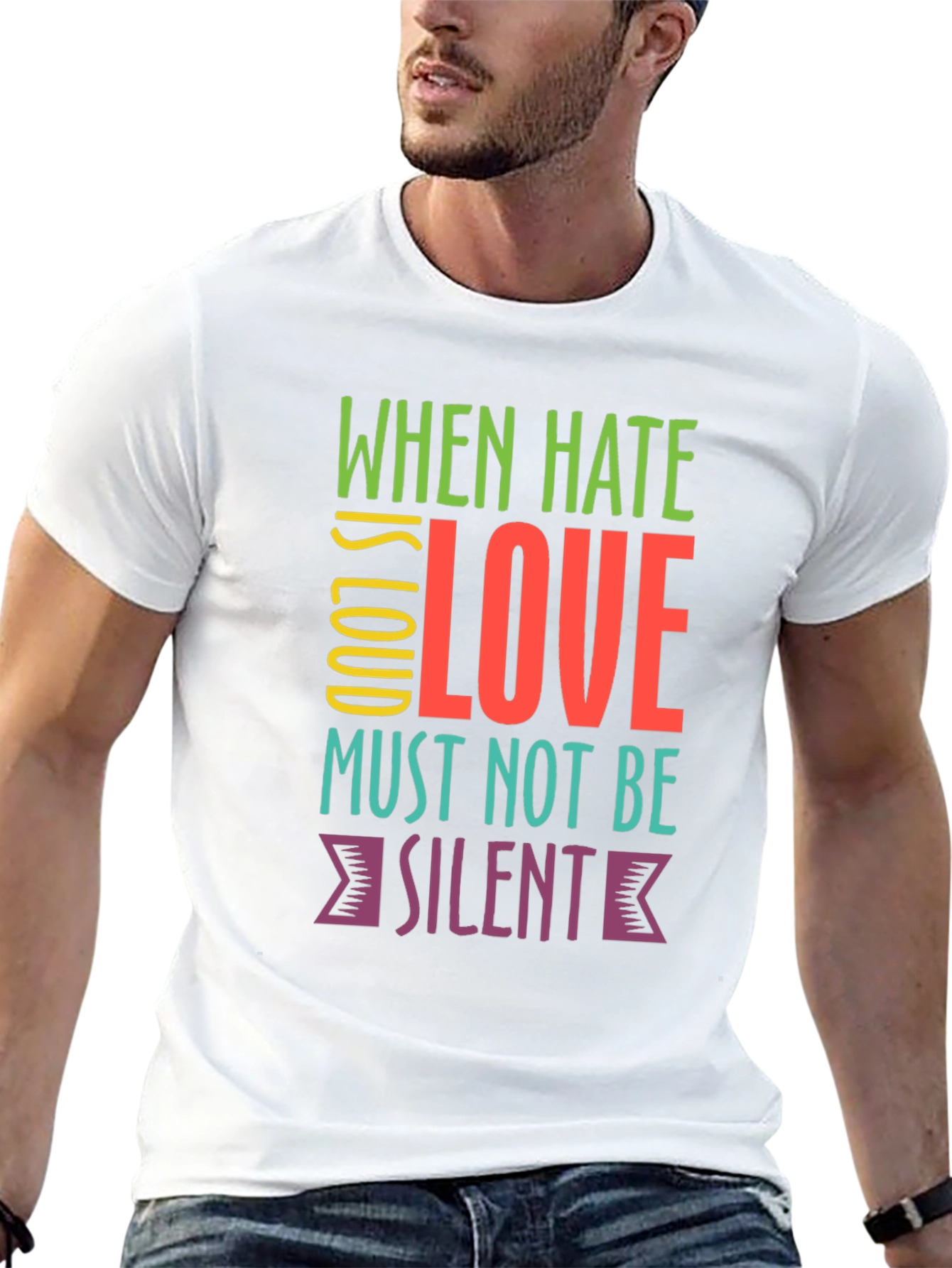 When Hate is Loud Love T-Shirt