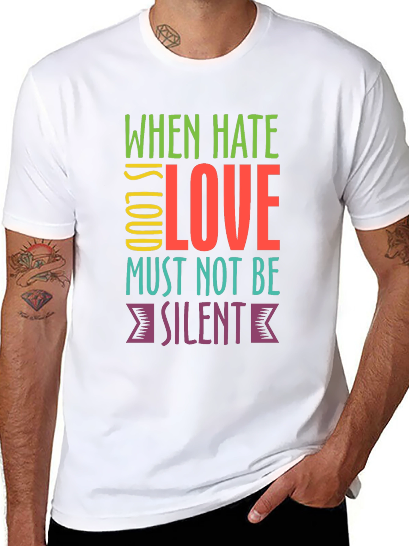 When Hate is Loud Love T-Shirt