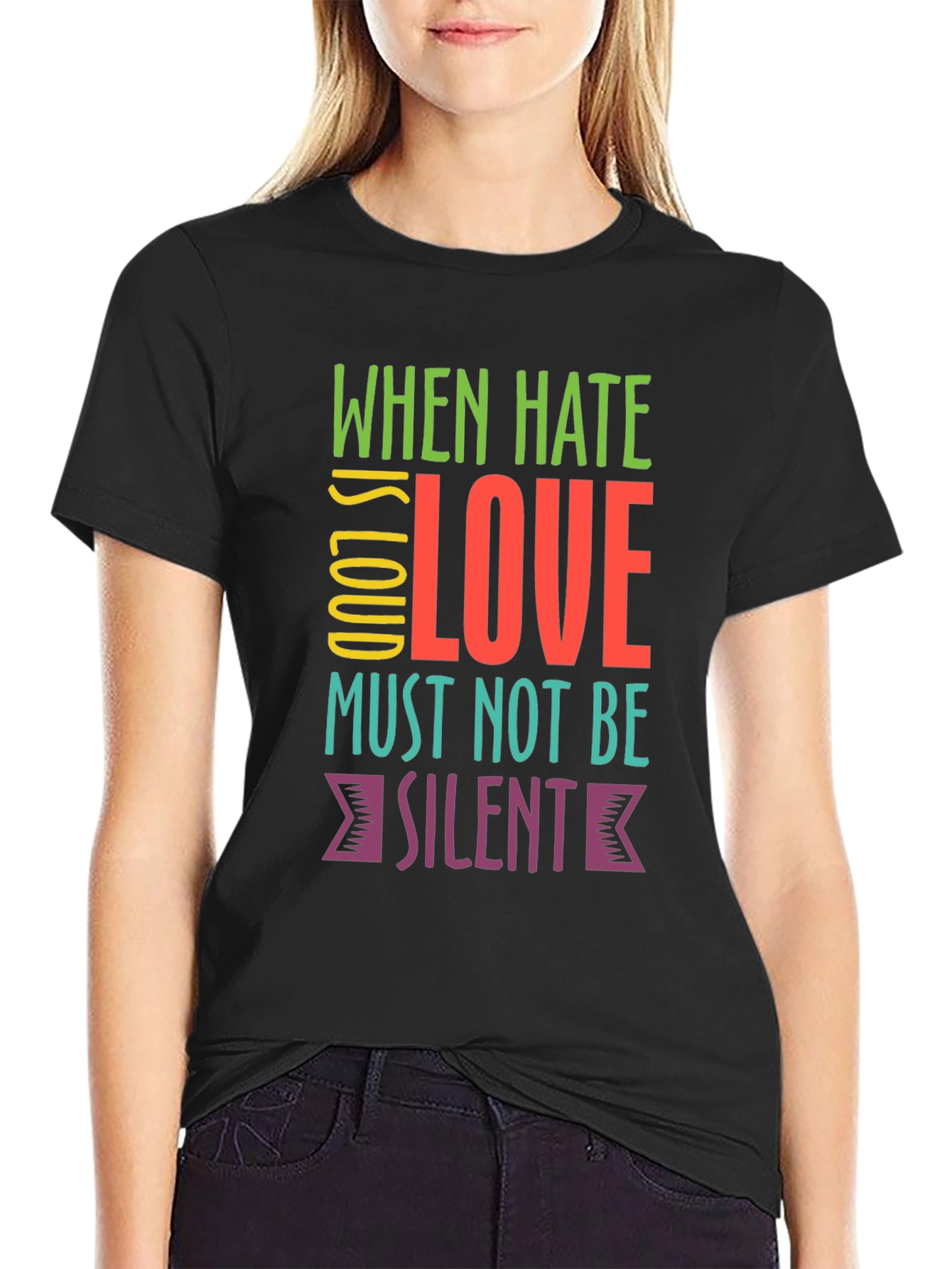 When Hate is Loud Love T-Shirt