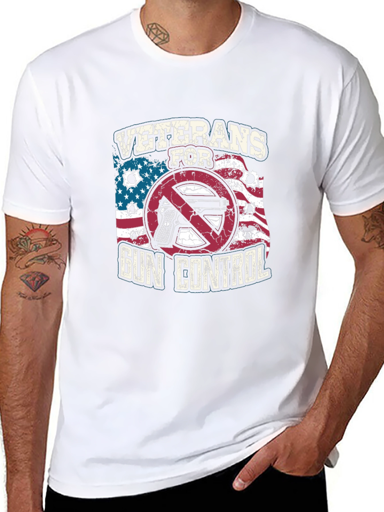 Veterans for Gun Control T-Shirt