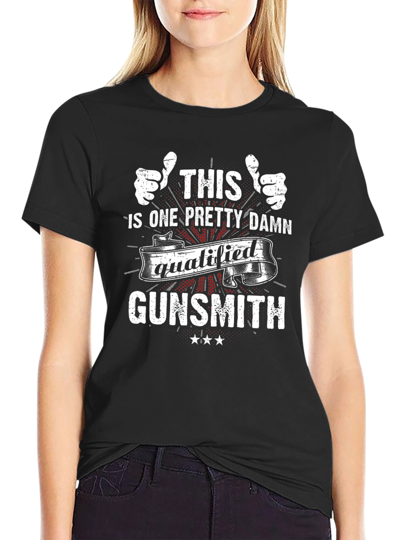 Qualified Gunsmith Graphic T-Shirt
