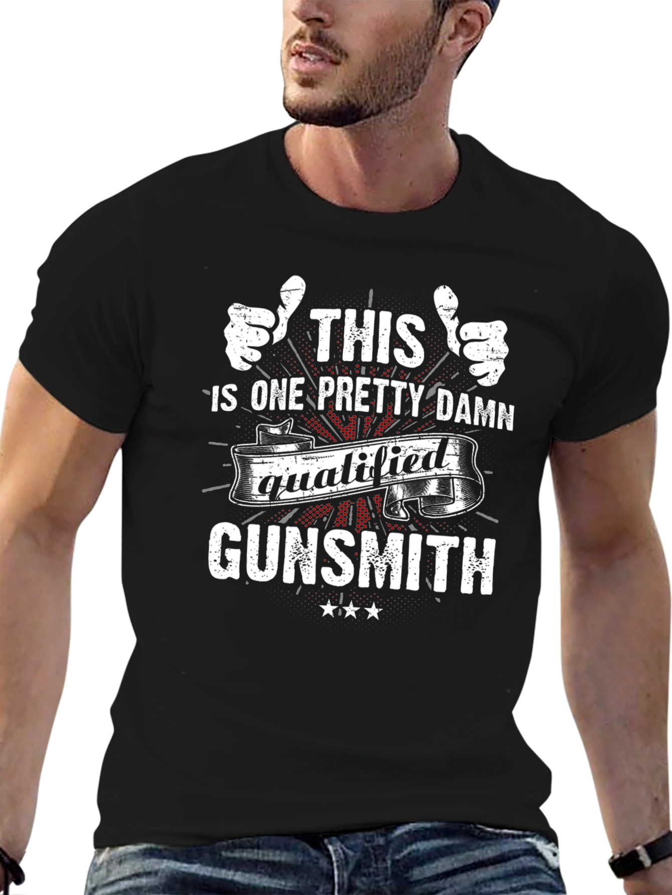 Qualified Gunsmith Graphic T-Shirt