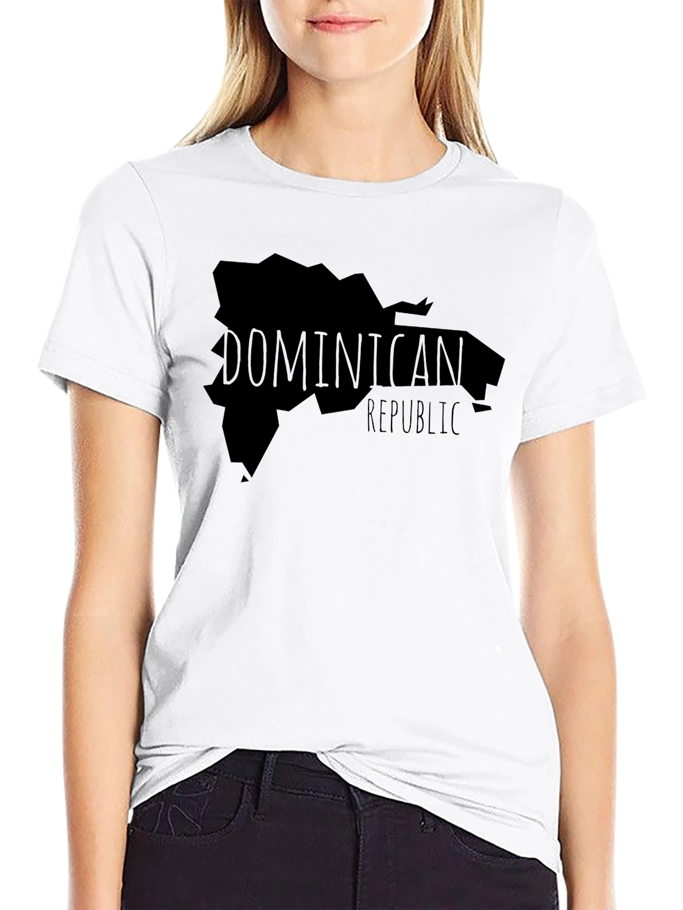Dominican Republic Map T-Shirt