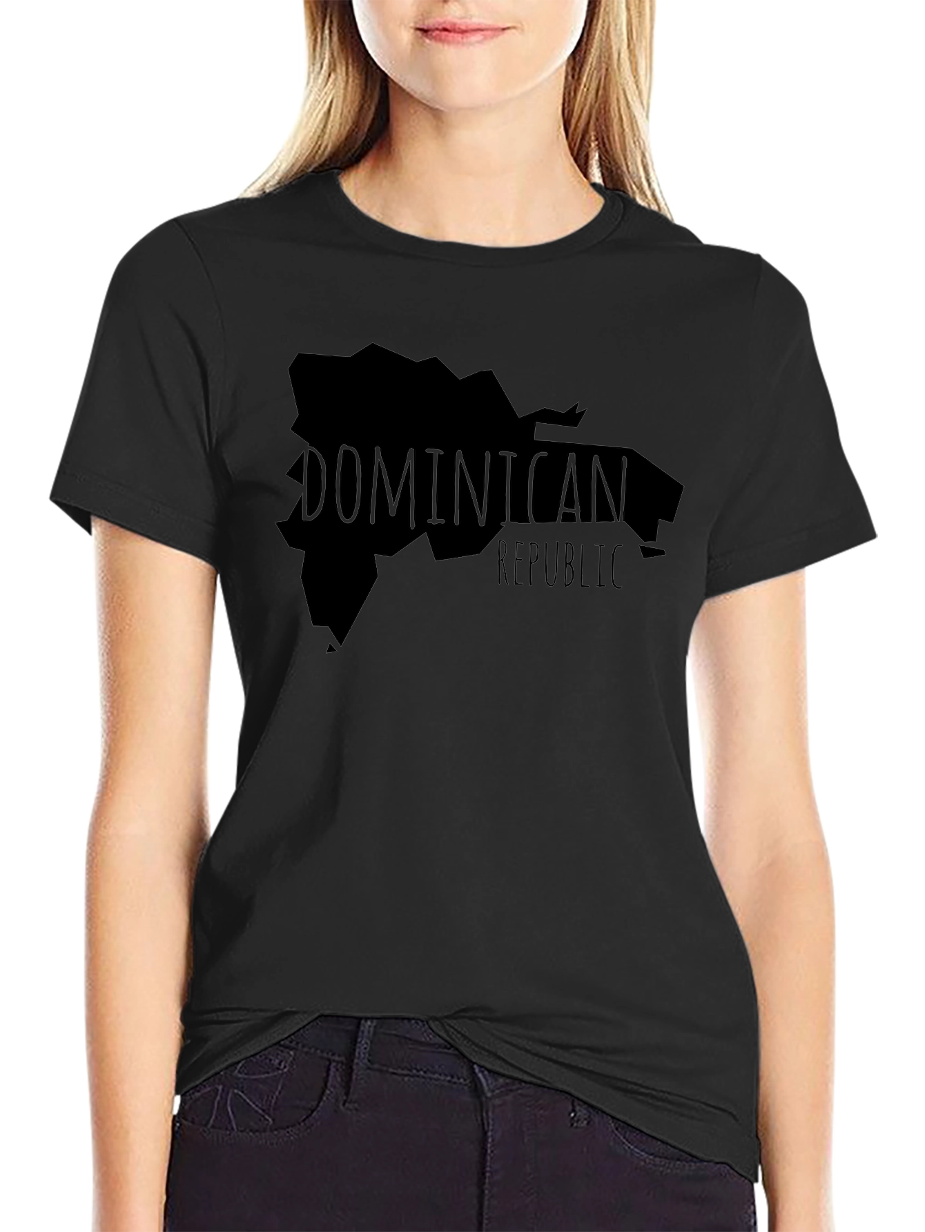 Dominican Republic Map T-Shirt