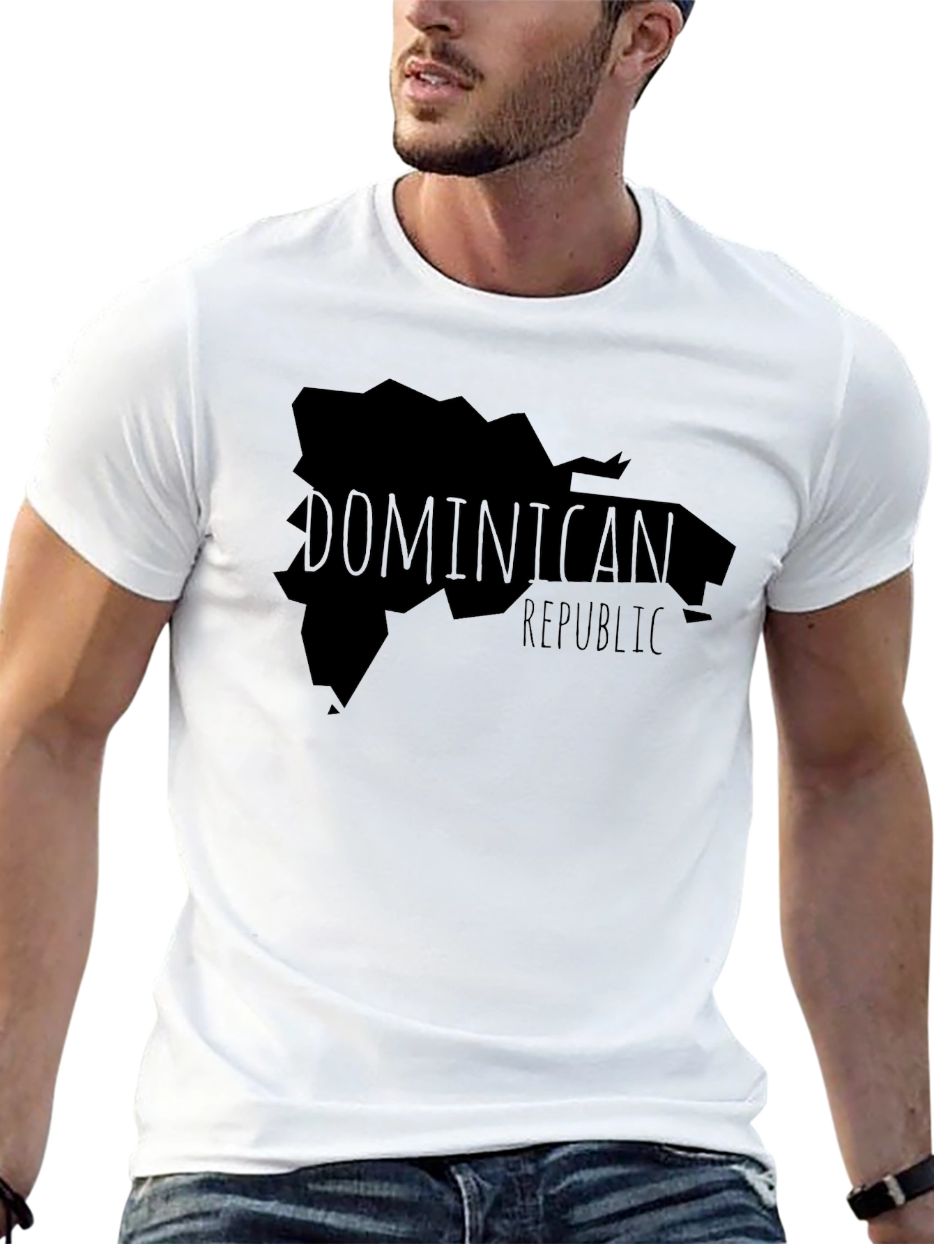 Dominican Republic Map T-Shirt
