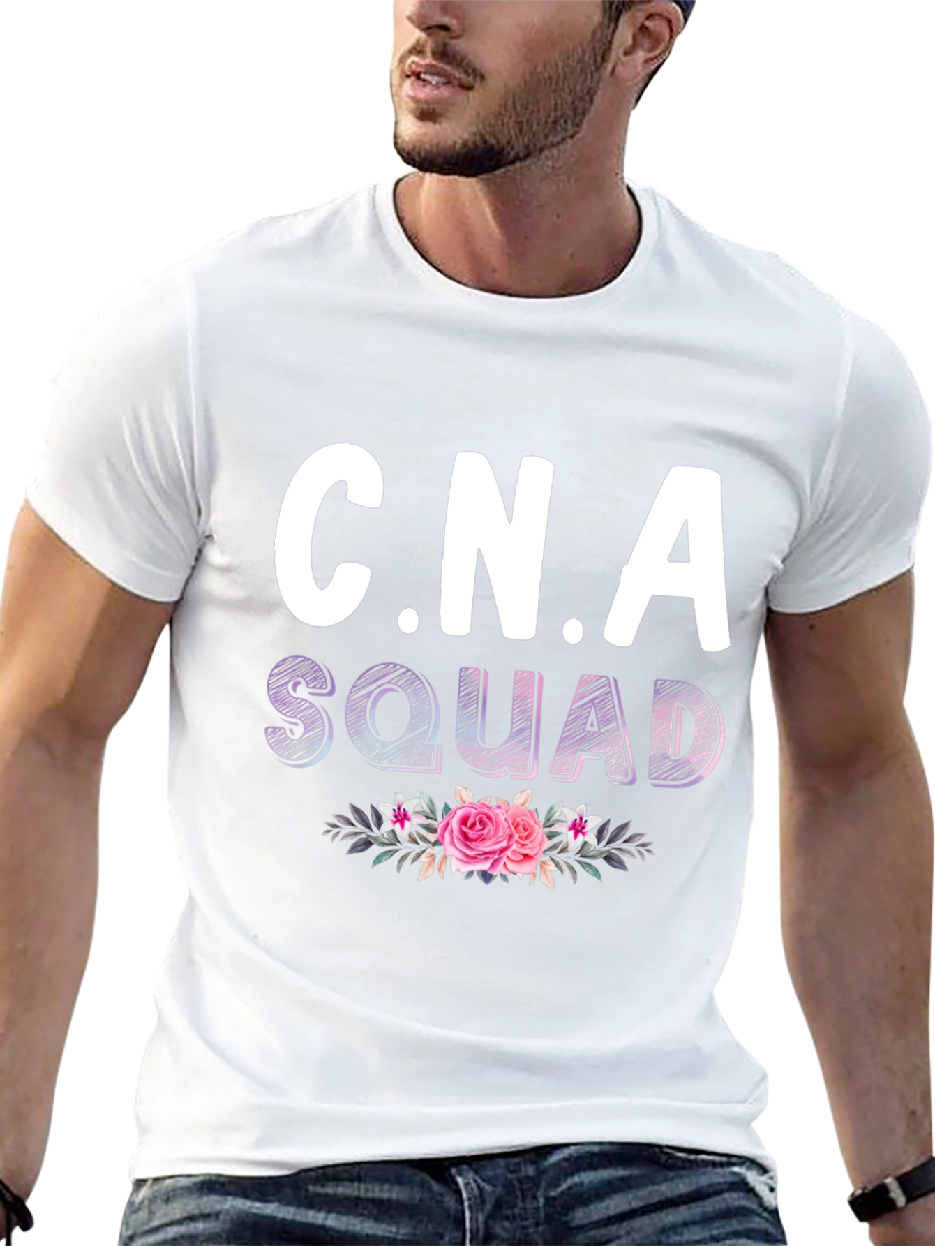 CNA Squad Floral T-Shirt