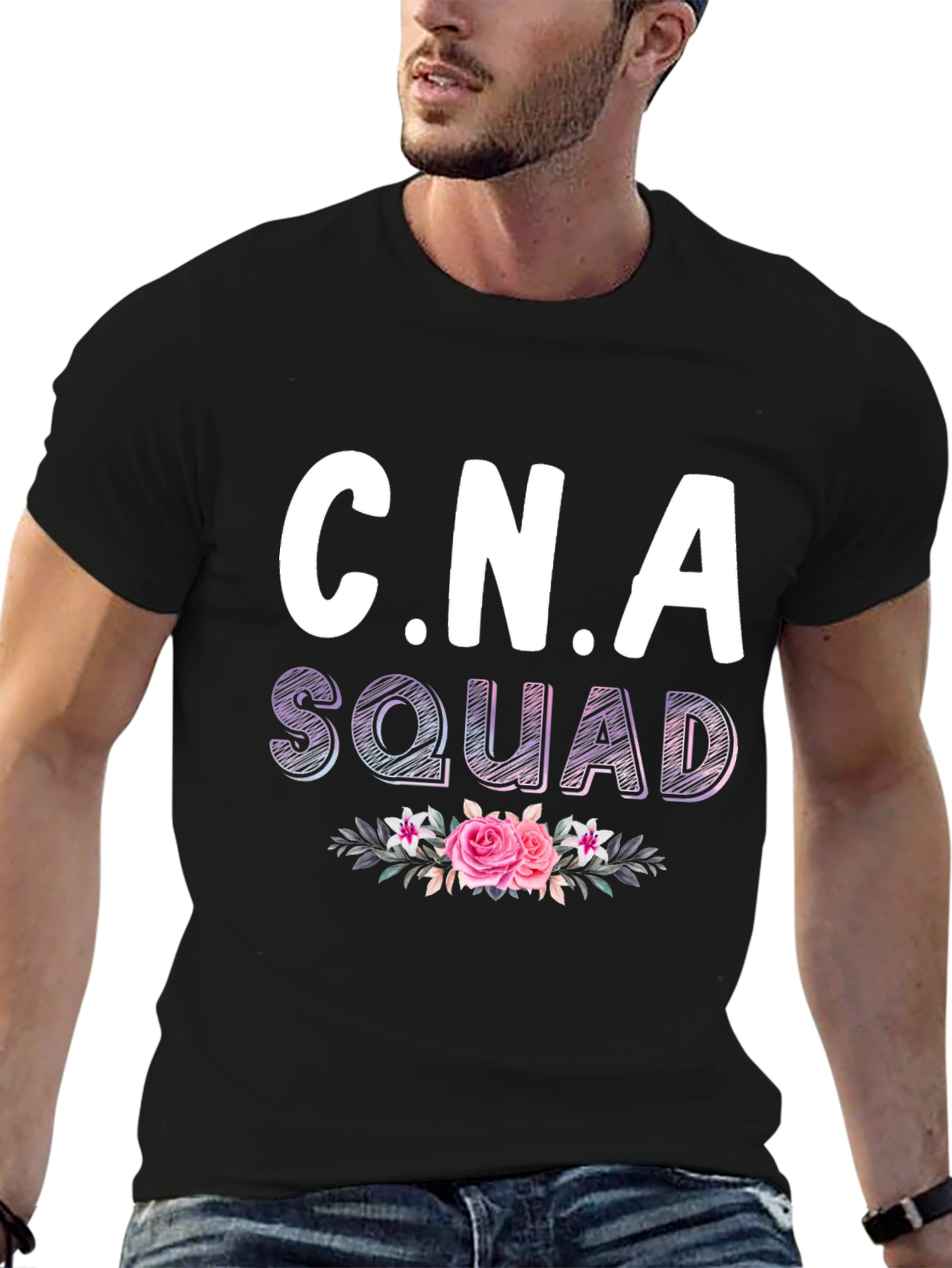 CNA Squad Floral T-Shirt