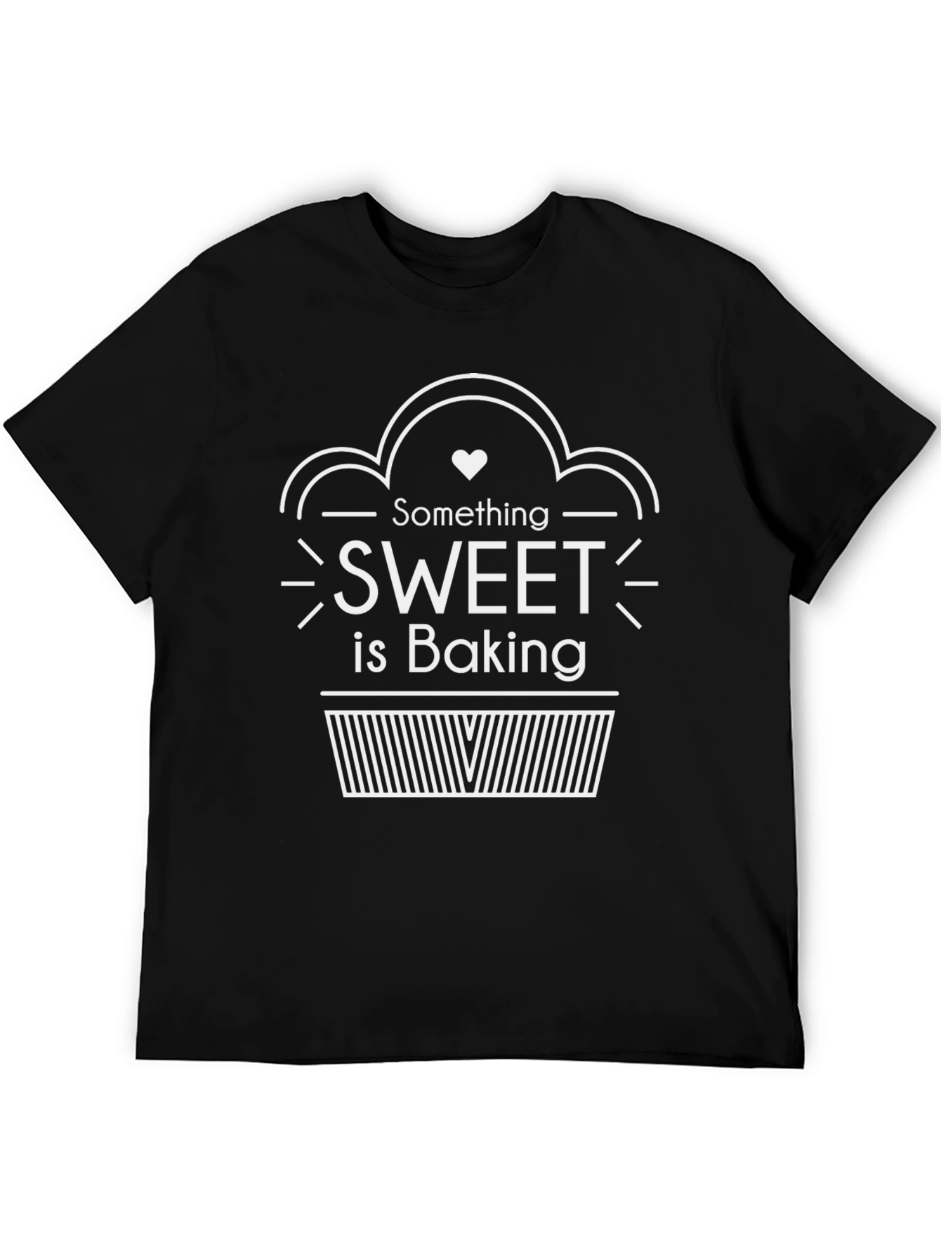 Sweet Baking T-Shirt - Black Cotton Tee