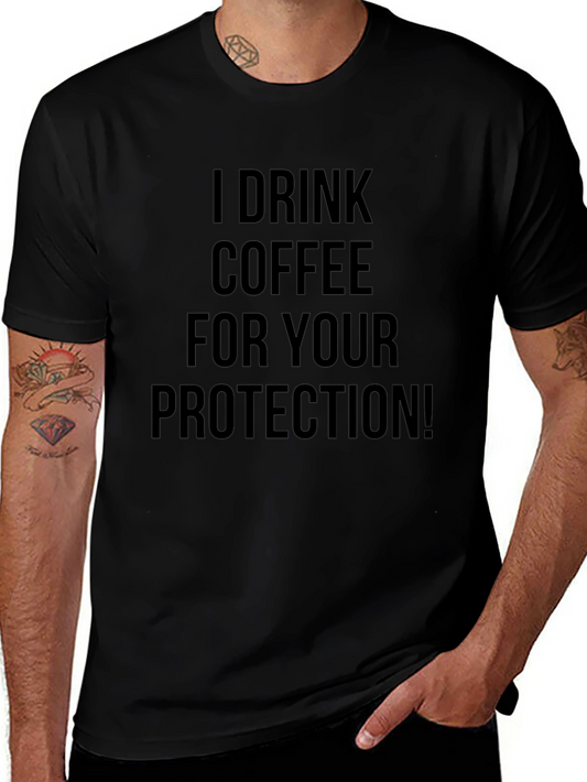 Coffee Protection Graphic T-Shirt