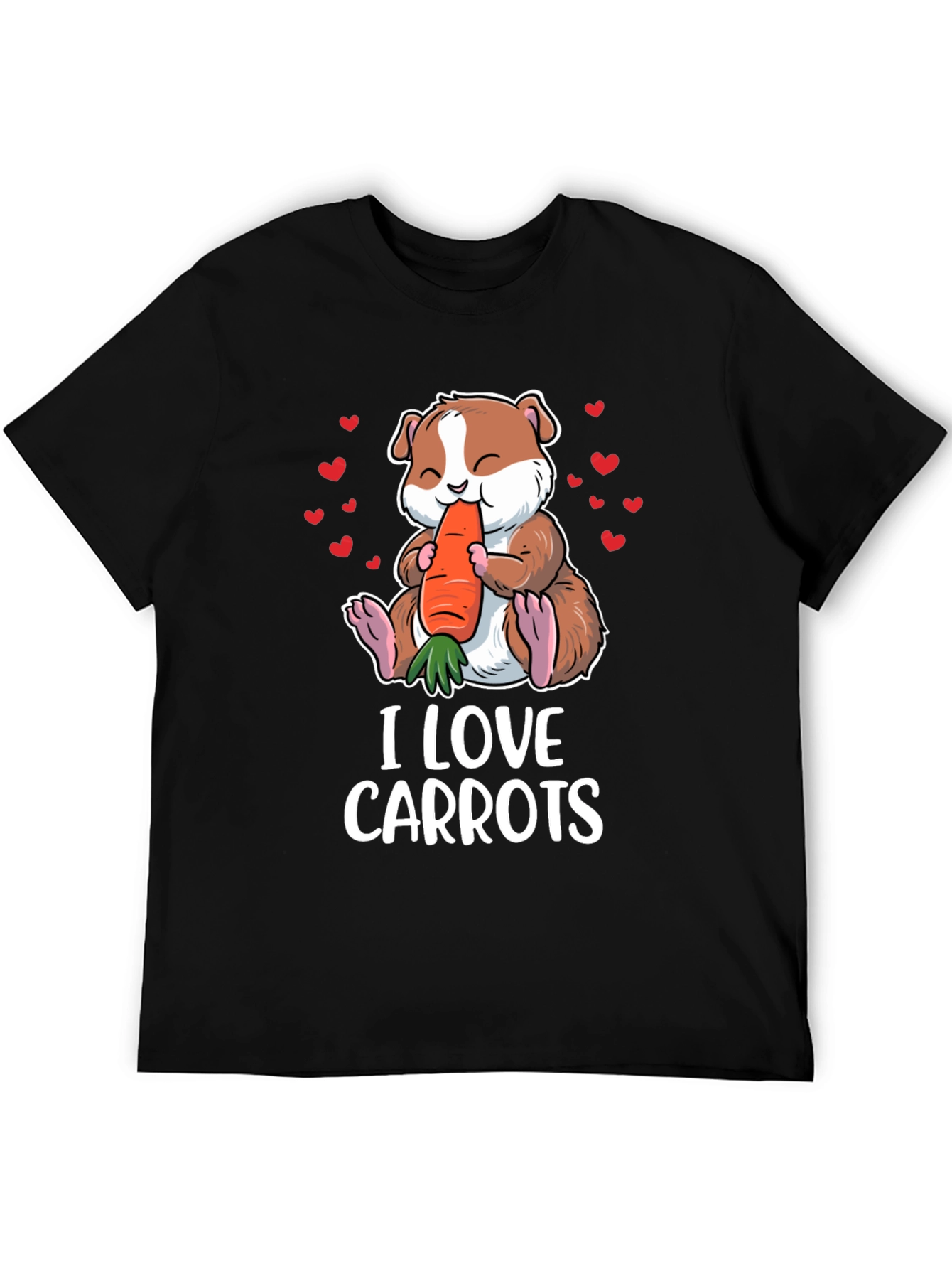Cute Guinea Pig Carrot Lover T-Shirt