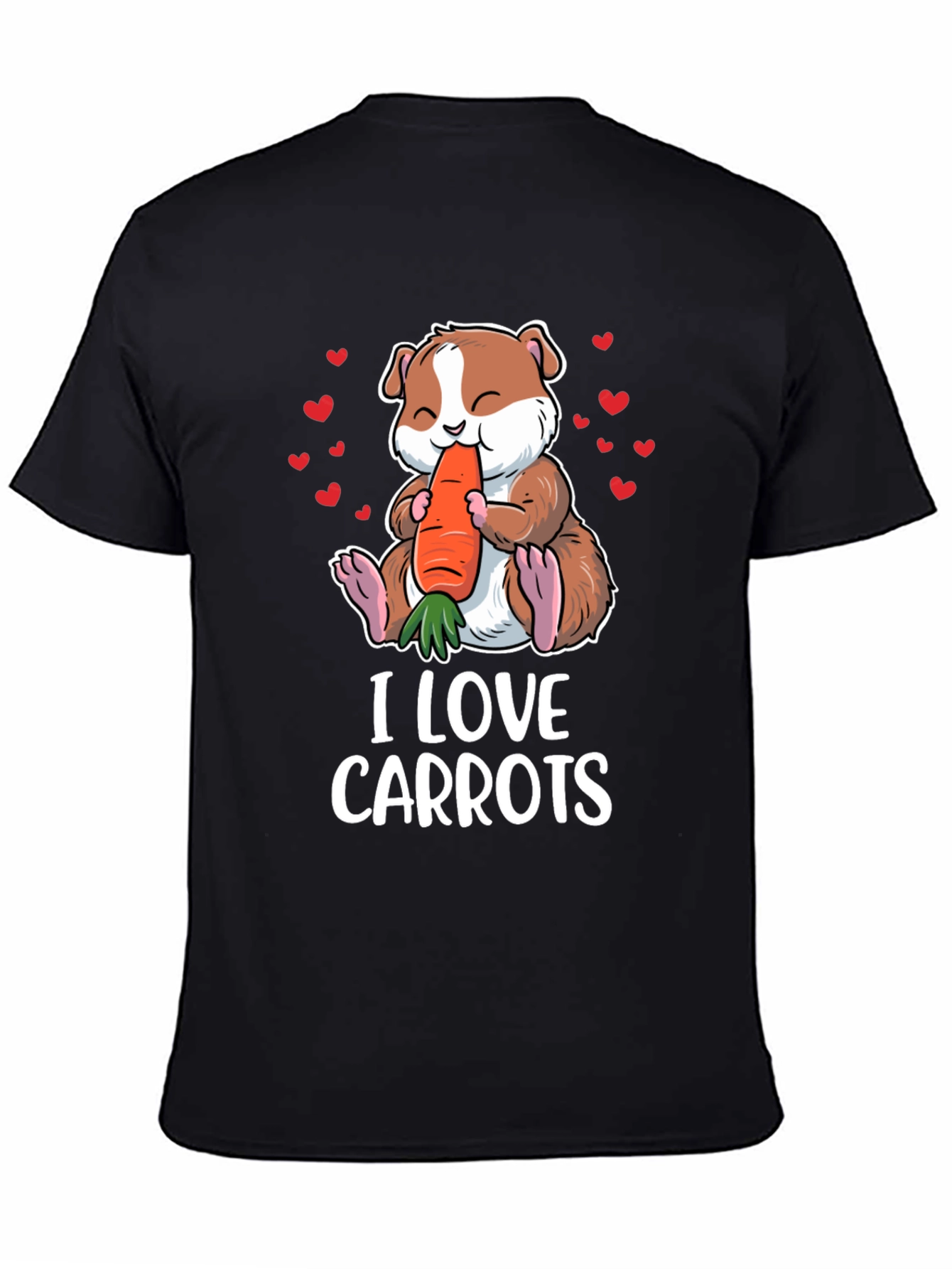Cute Guinea Pig Carrot Lover T-Shirt