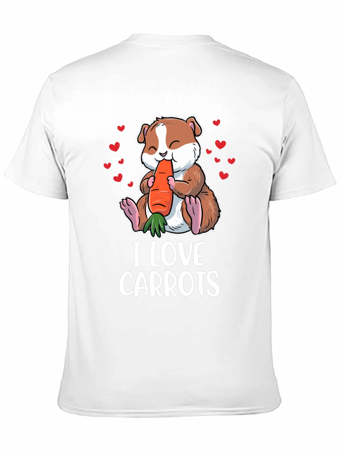 Cute Guinea Pig Carrot Lover T-Shirt