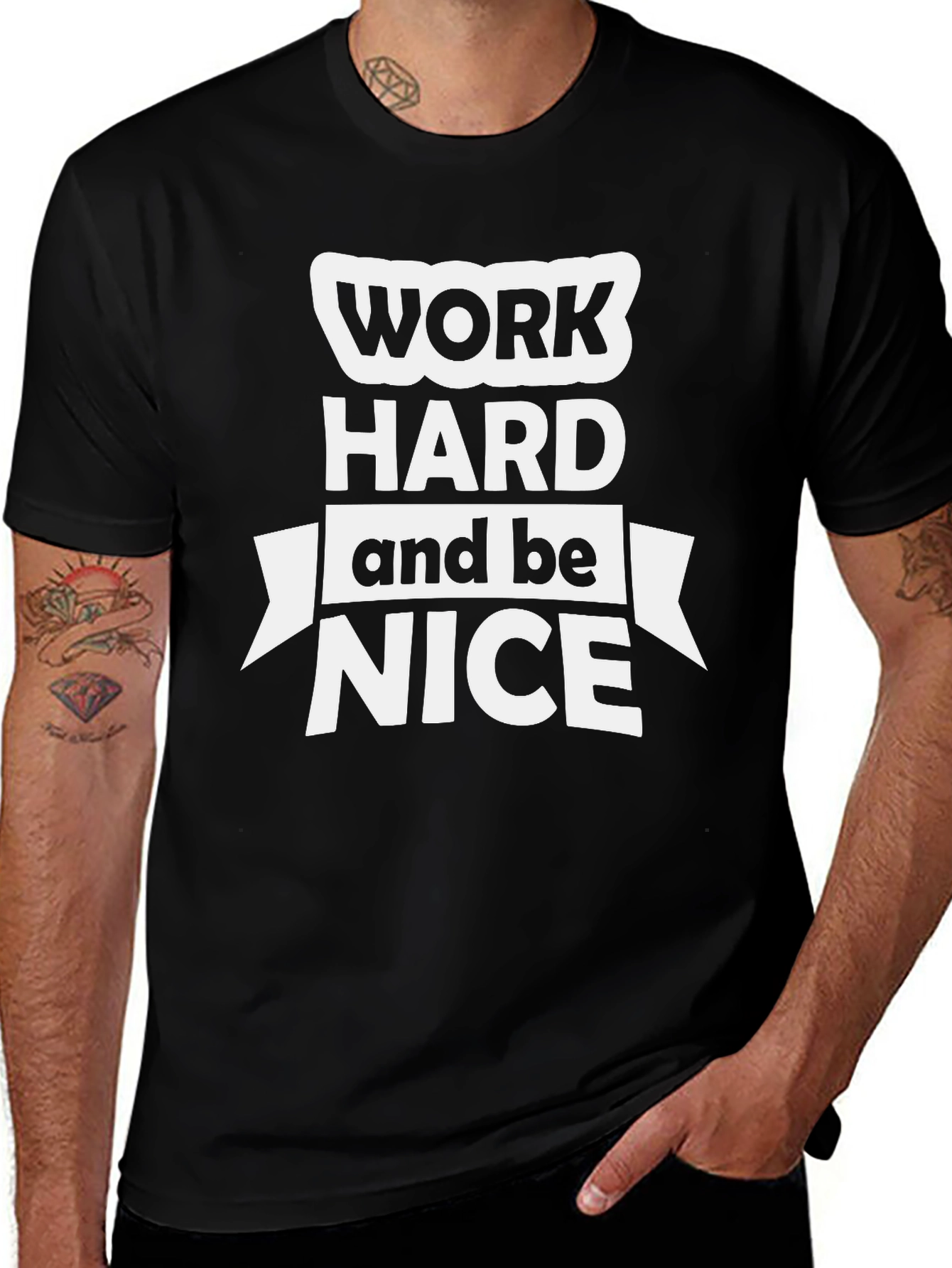 Work Hard & Be Nice Graphic Tee