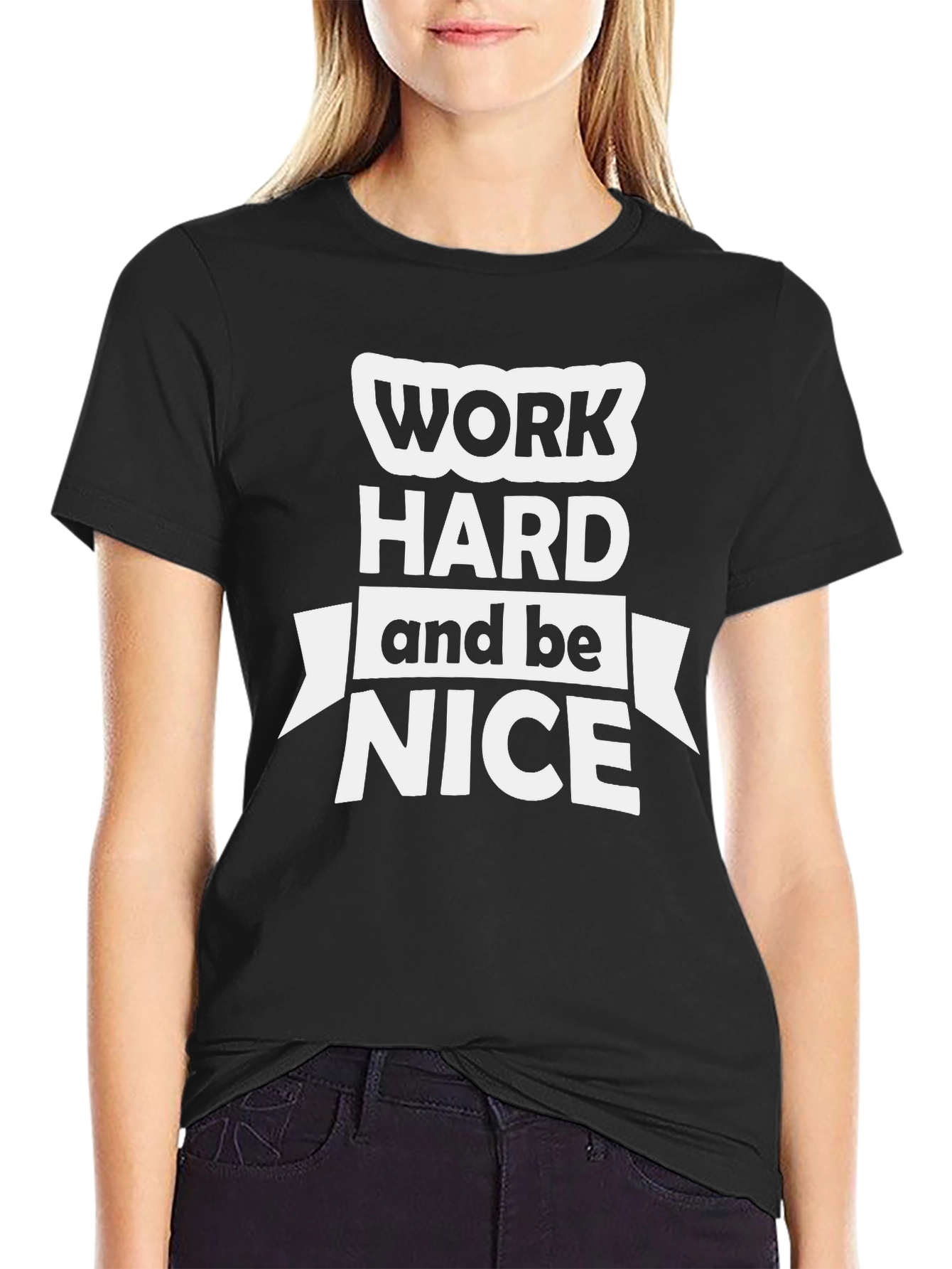 Work Hard & Be Nice Graphic Tee